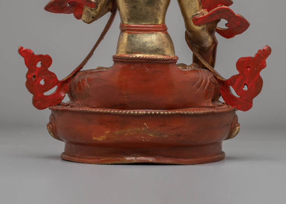 White Tara Seven Eyes Statue | Traditional Handcrafted Artwork