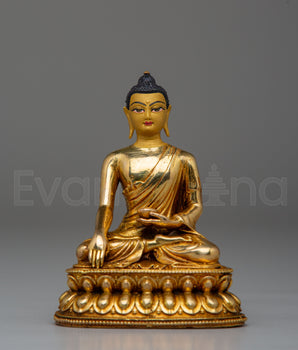 Shakyamuni Buddha Sculpture of Knowledge and Wisdom