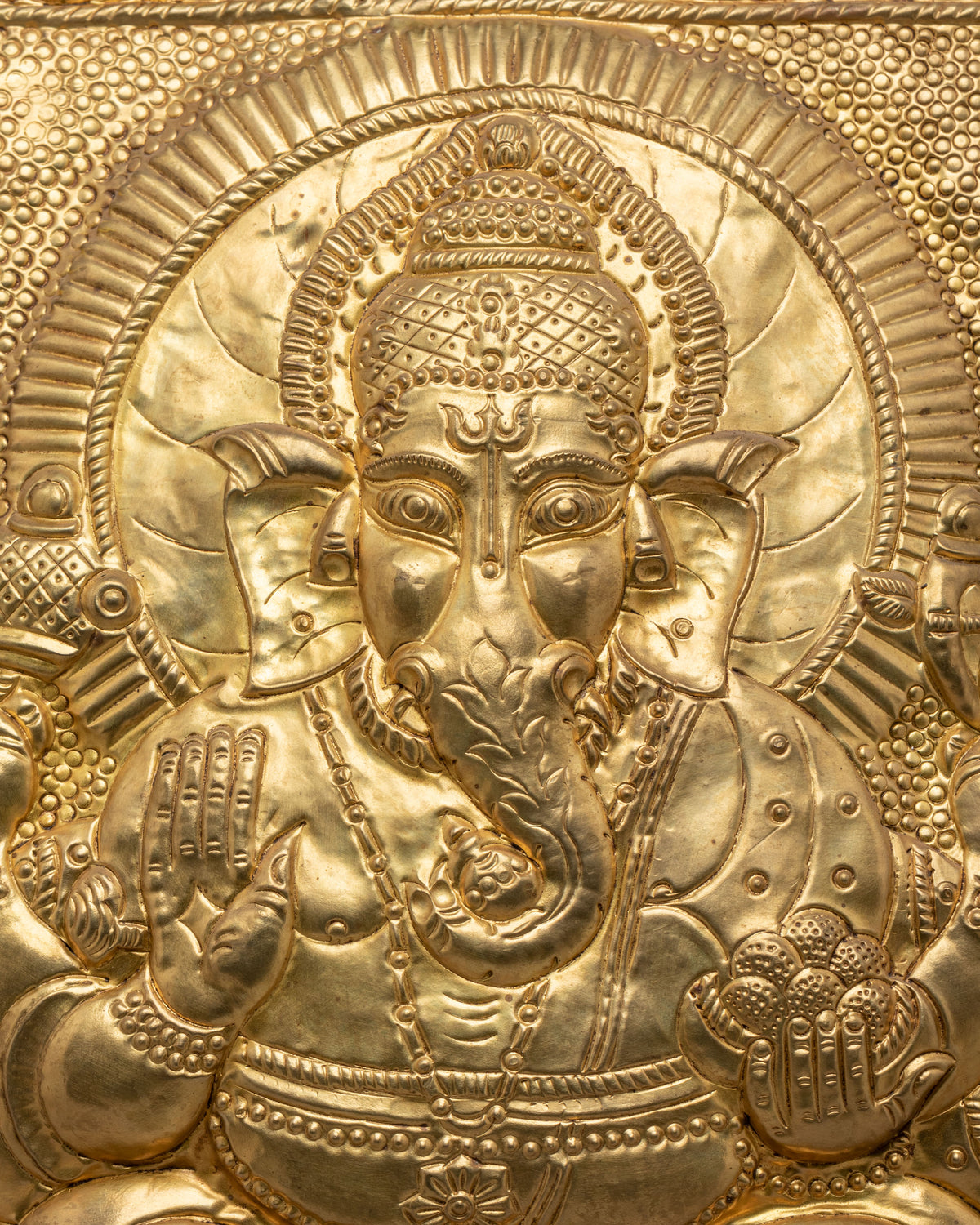 Traditional Ganesha Wall Hanging | Hindu Deity Art