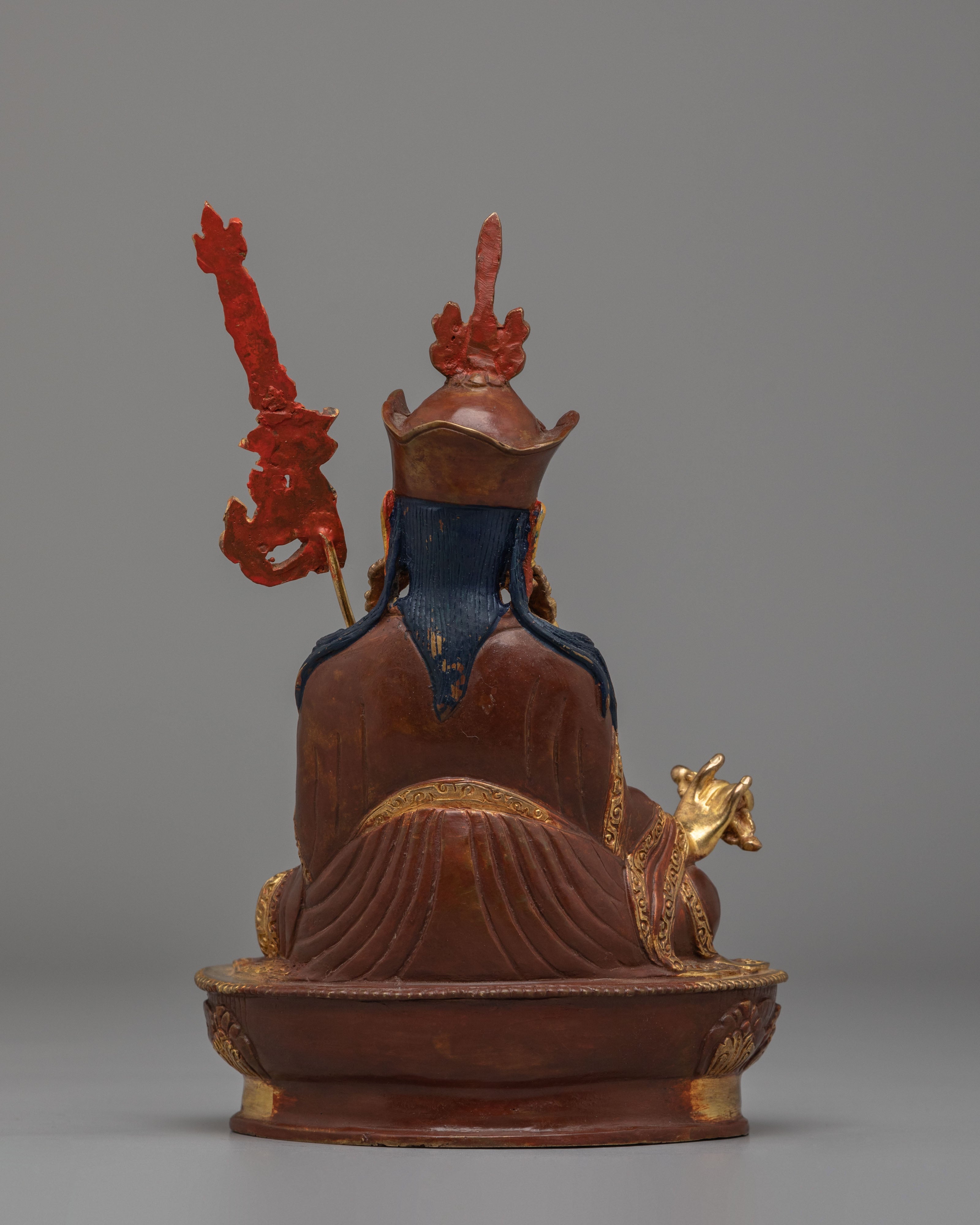Buddhist Guru Rinpoche Statue | Spiritual Decor for Meditation & Rituals