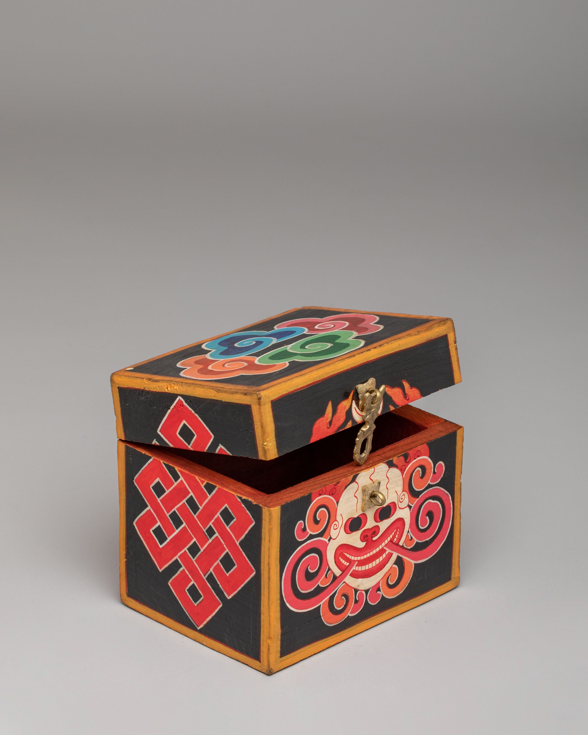 Handmade Altar Treasure Box | Decorative Wooden Treasure Chest