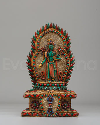 Himalayan Standing Green Tara Statue