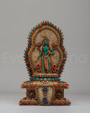 Himalayan Standing Green Tara Statue