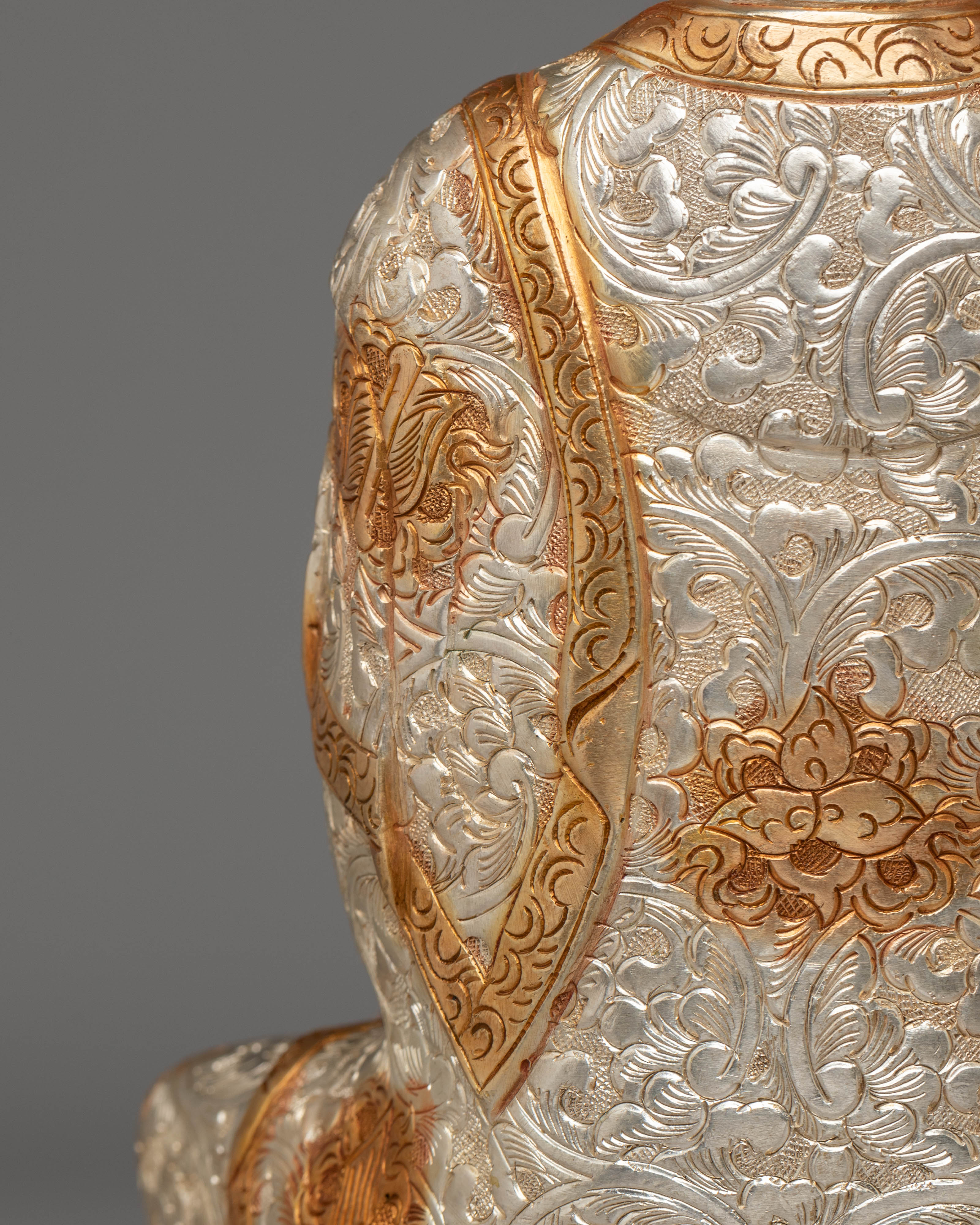Handmade Golden Mitrugpa Statue | Immovable Buddha