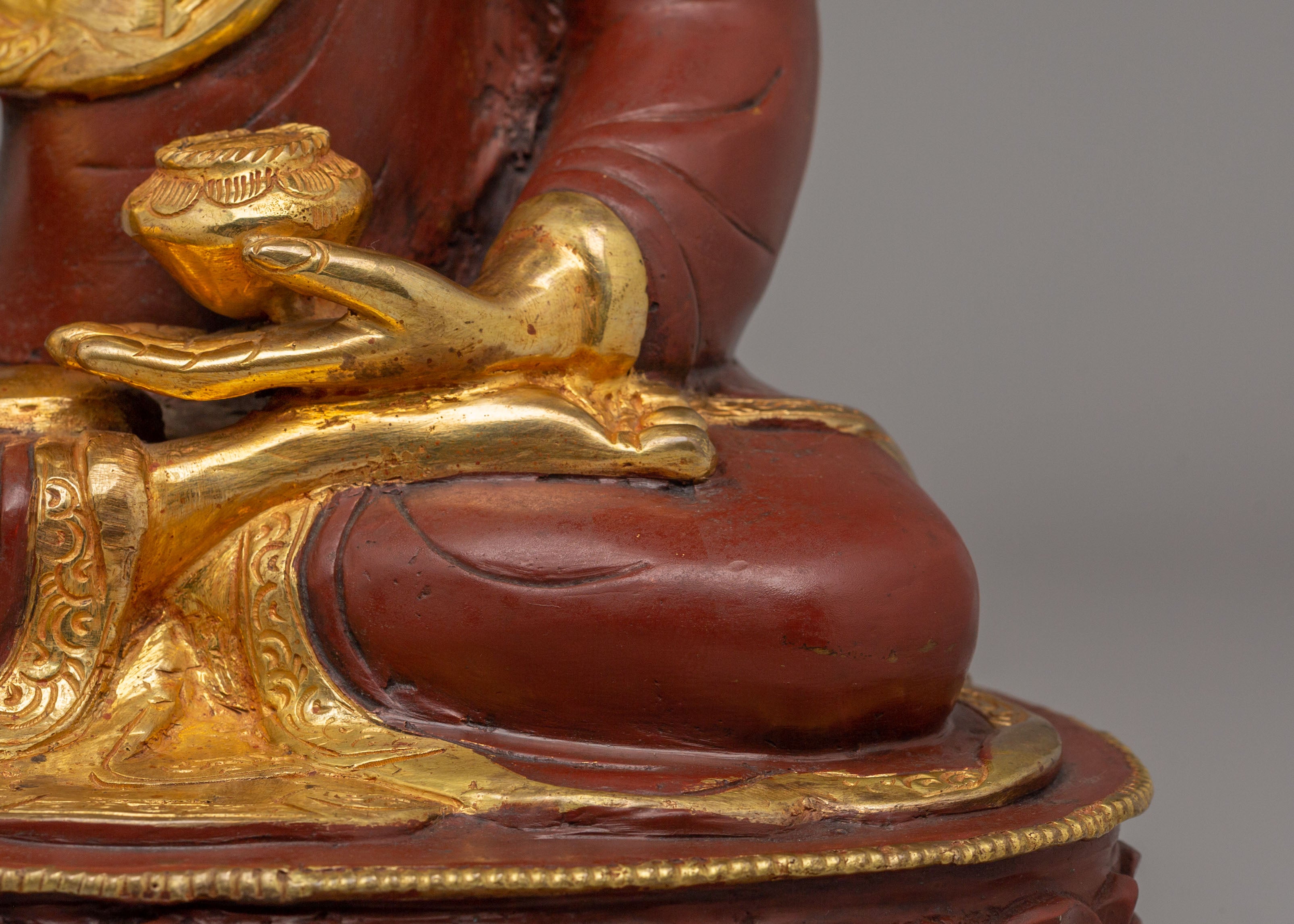 Shakyamuni Buddha Sculpture for Altar Decor | Traditional Himalayan Artwork