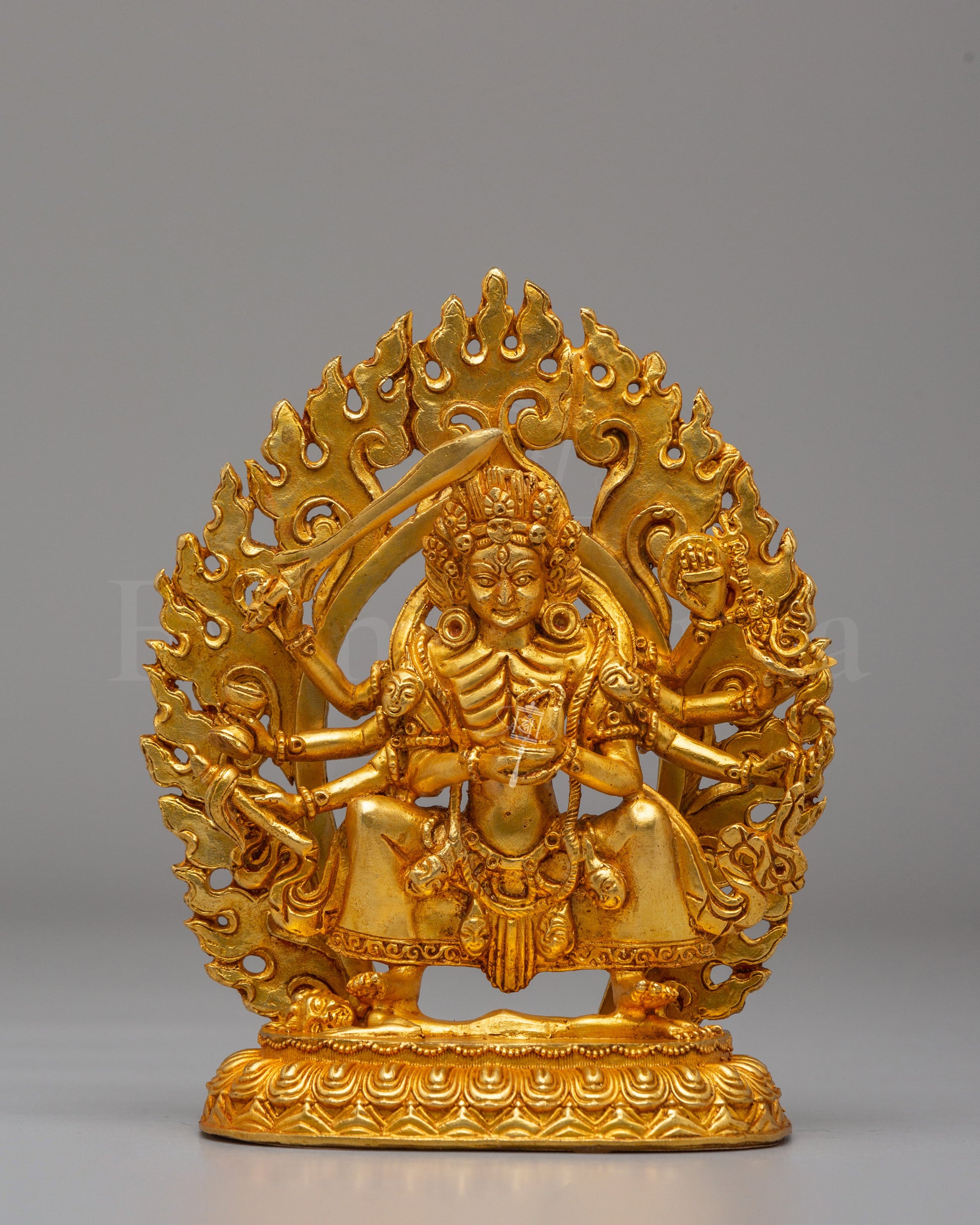 Wrathful Goddess Kali Sculpture 