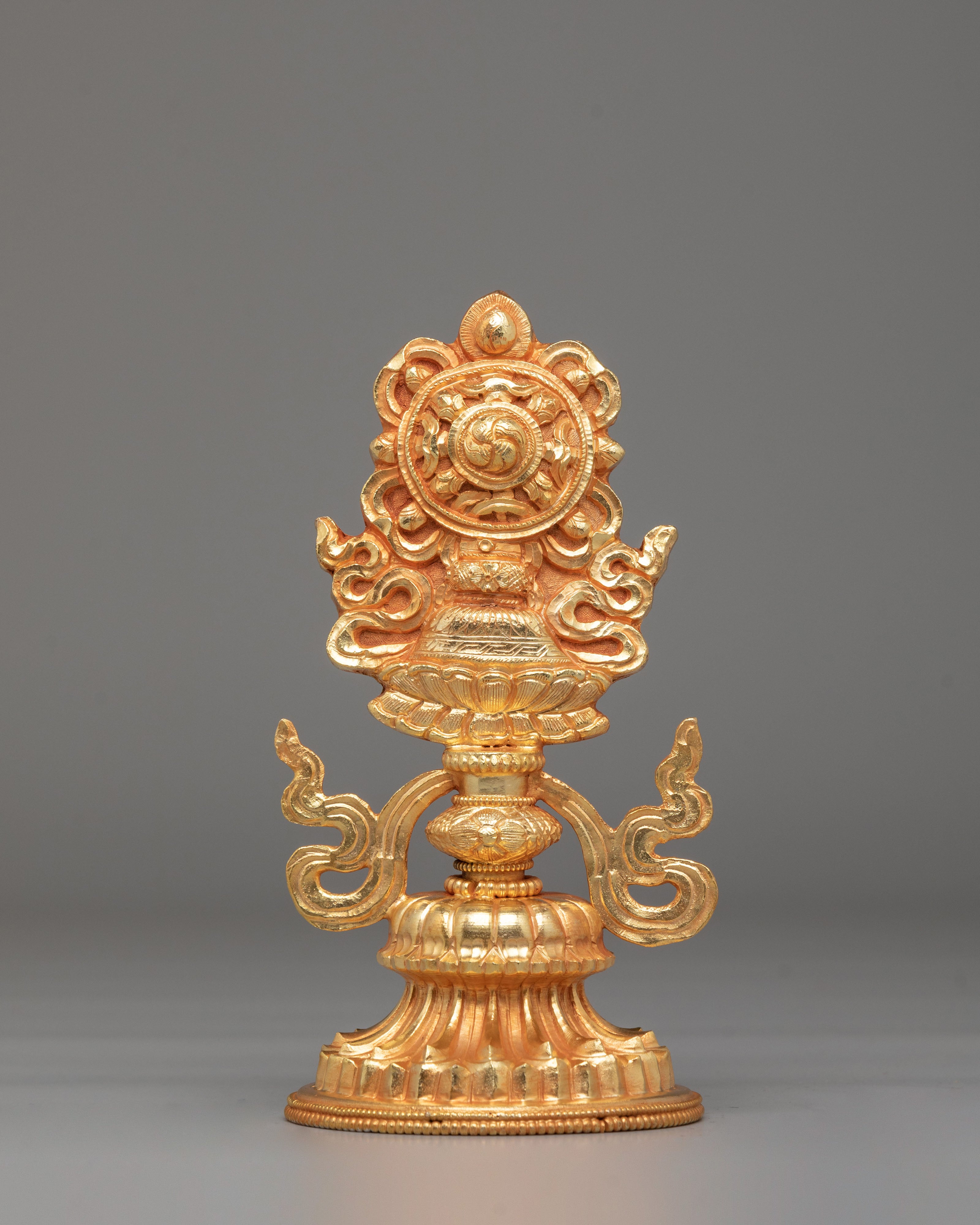 Eight Auspicious Symbols of Buddhism | Gold Plated Ashtamangala