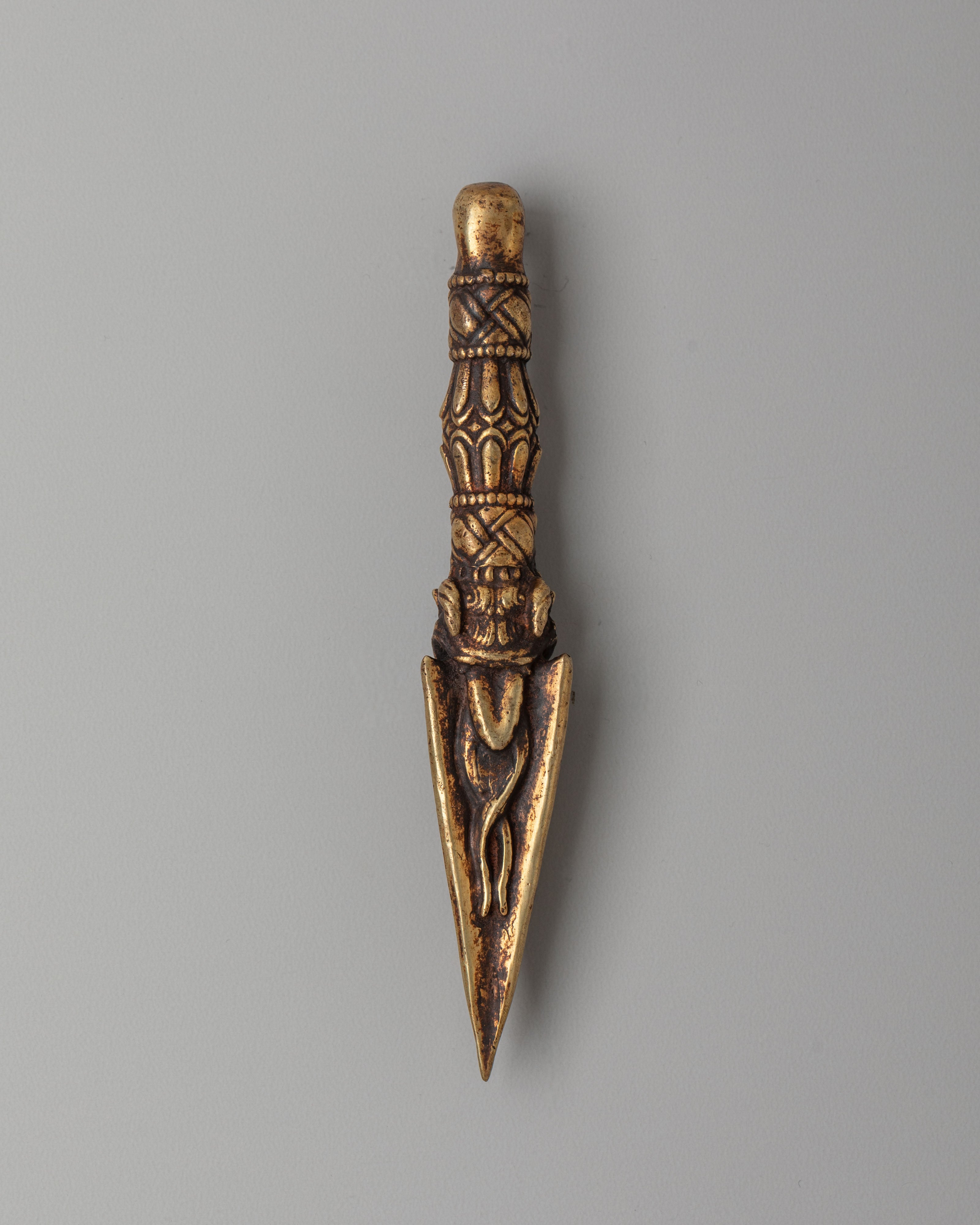 Himalayan Spiritual Phurba | Handcrafted Ritual Dagger for Spiritual Protection