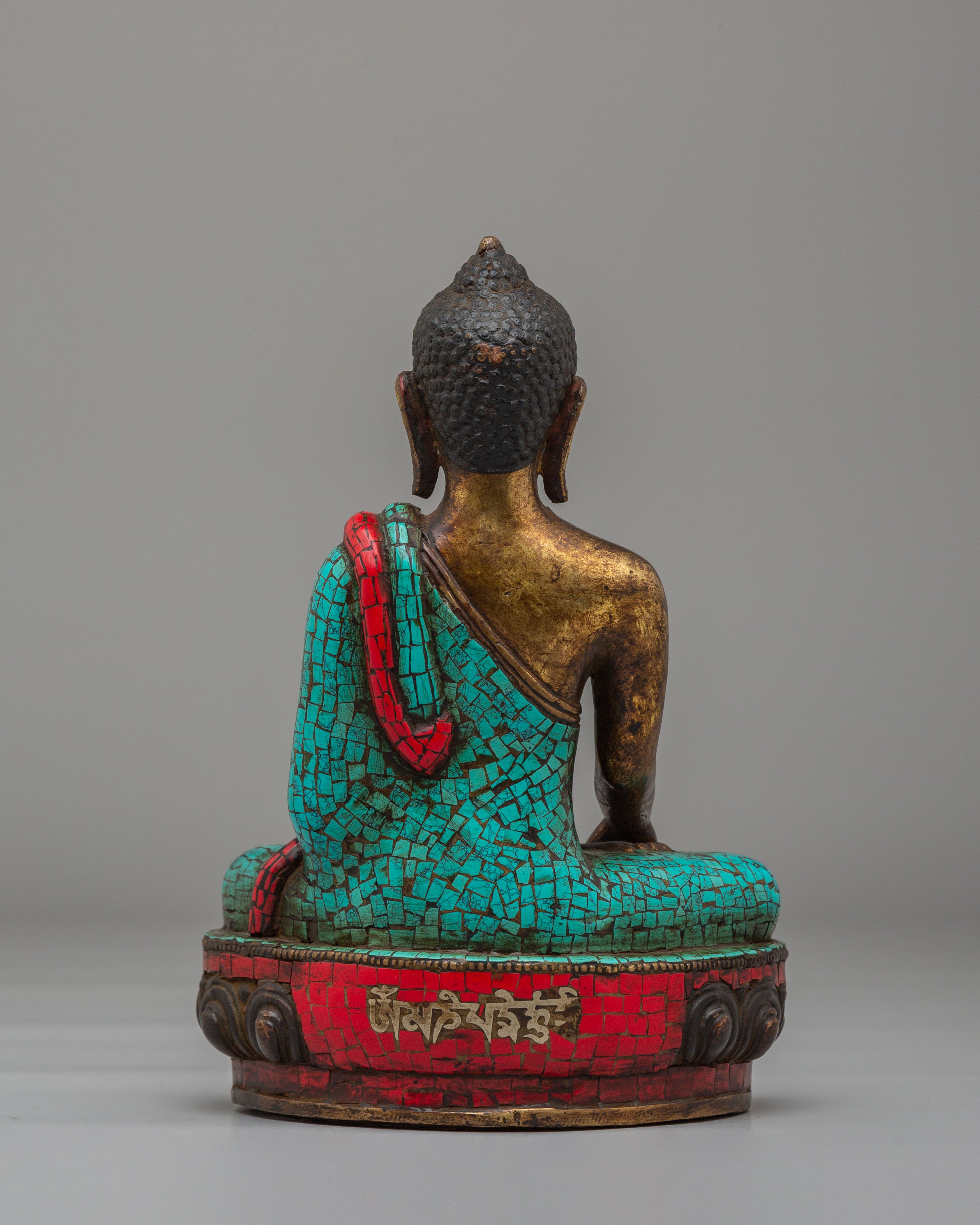 Historical Altar Shakyamuni Buddha Figurine | Traditional Buddha Statue