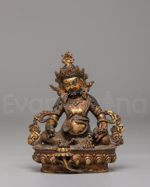 Wealth Dzambhala Deity Altar Statue
