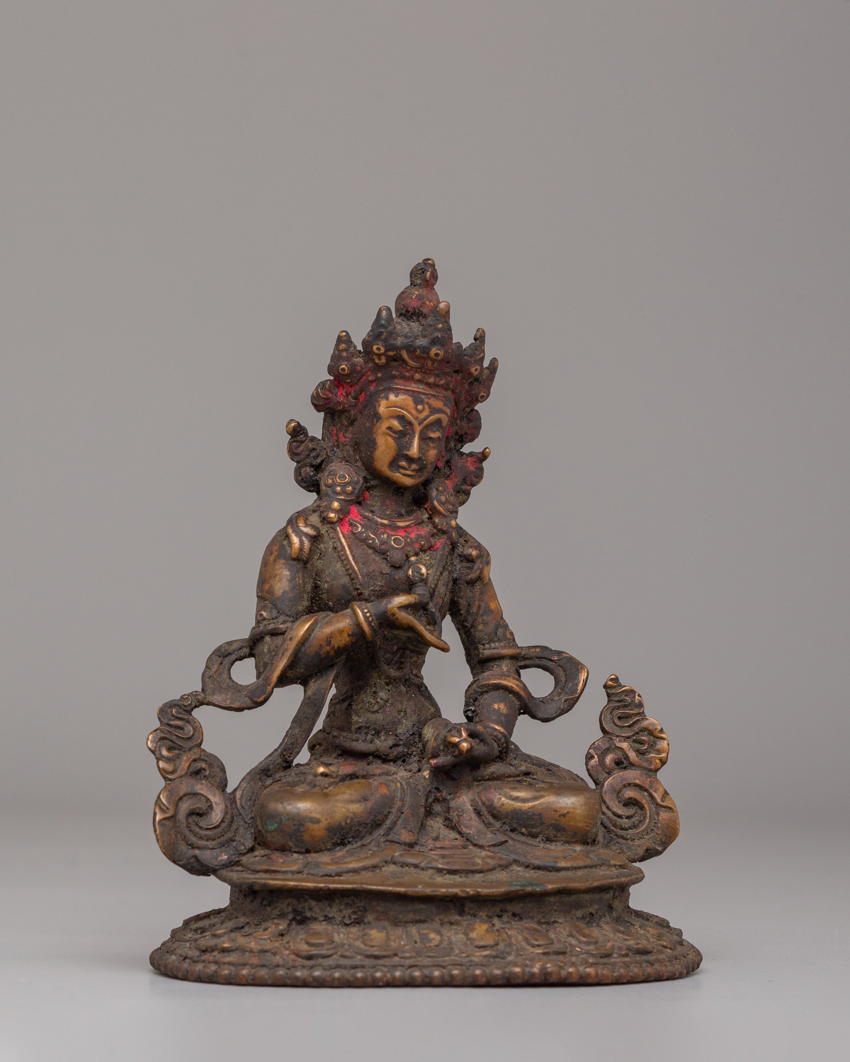 Sacred Vajrasattva Shrine Statue | Copper Body with Antique Finishing
