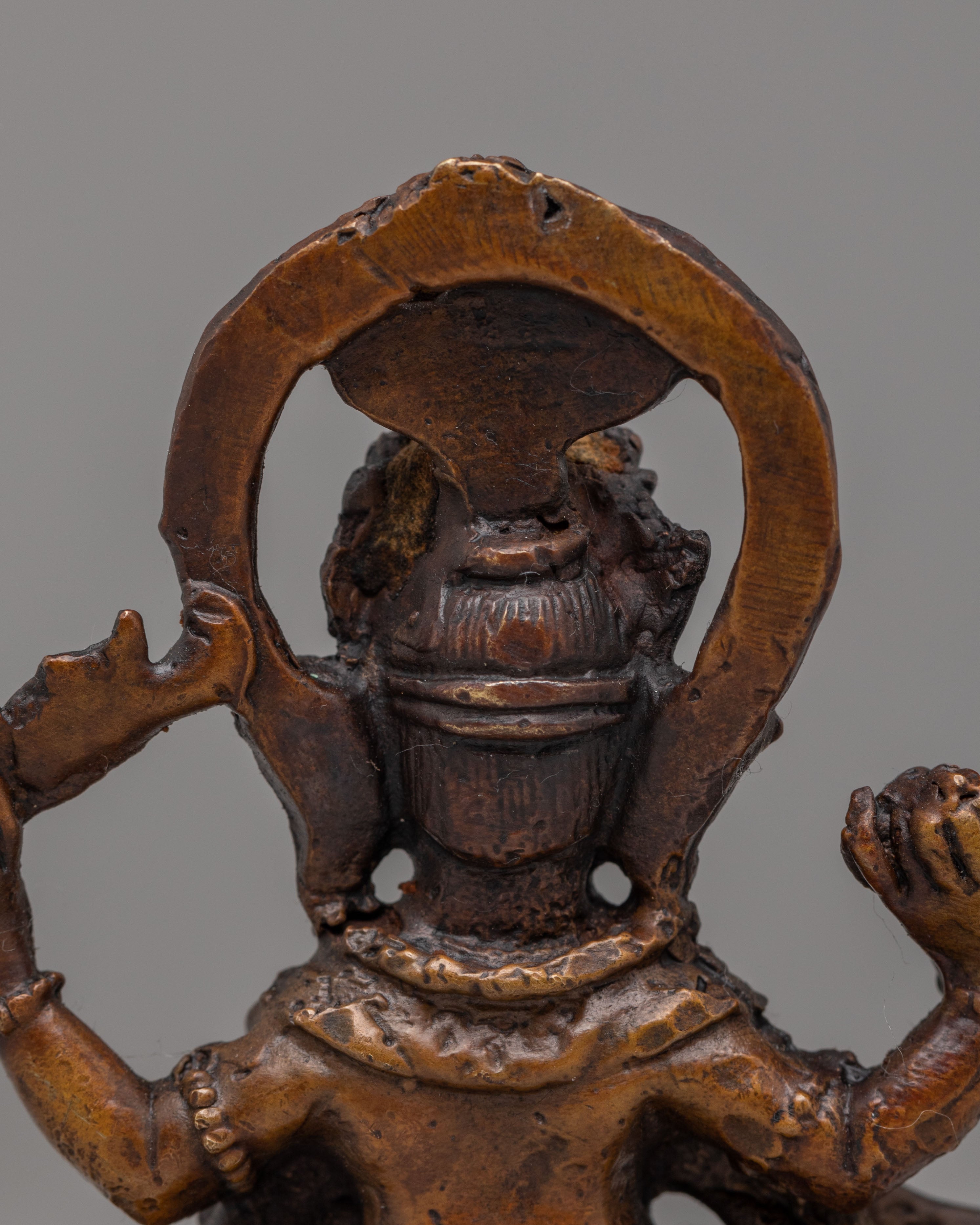 Himalayan Lord Ganesh Statue | Oxidized Copper Statue for Spiritual Decor
