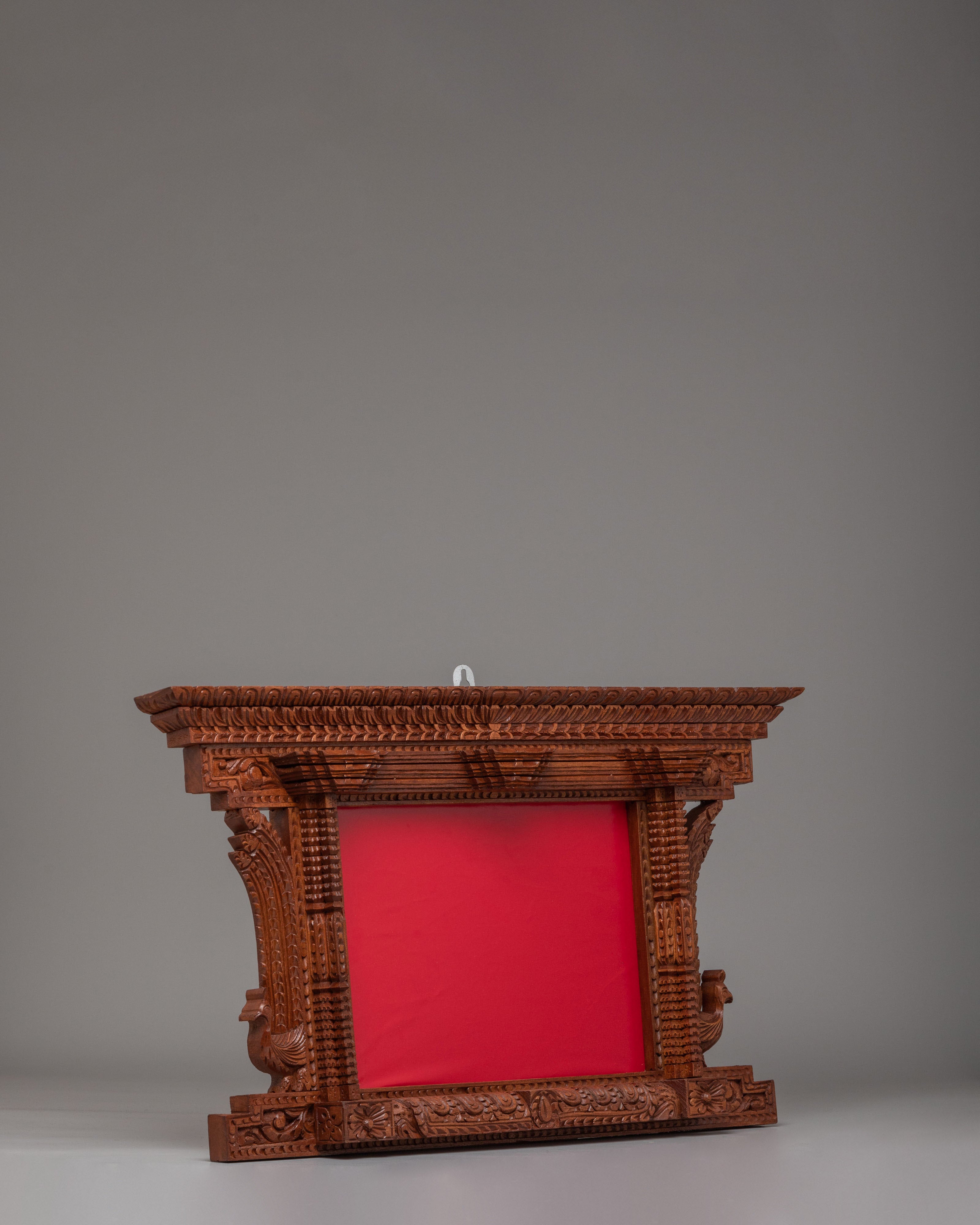 Decorative Wall Hanging Photo Frame | Hand Carved Wooden Display