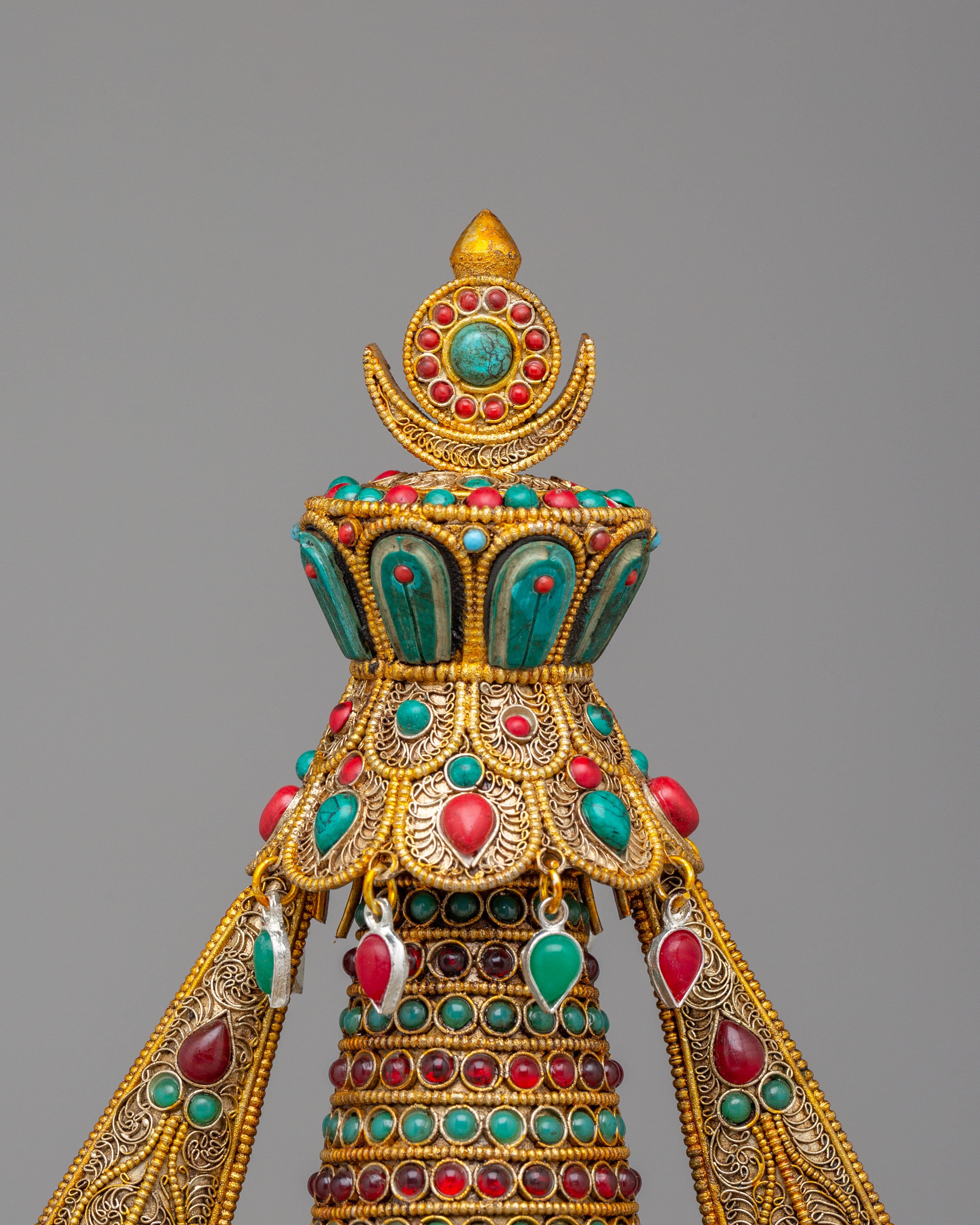 Buddhist Ritual Enlightenment Stupa | Himalayan Shrine Decor