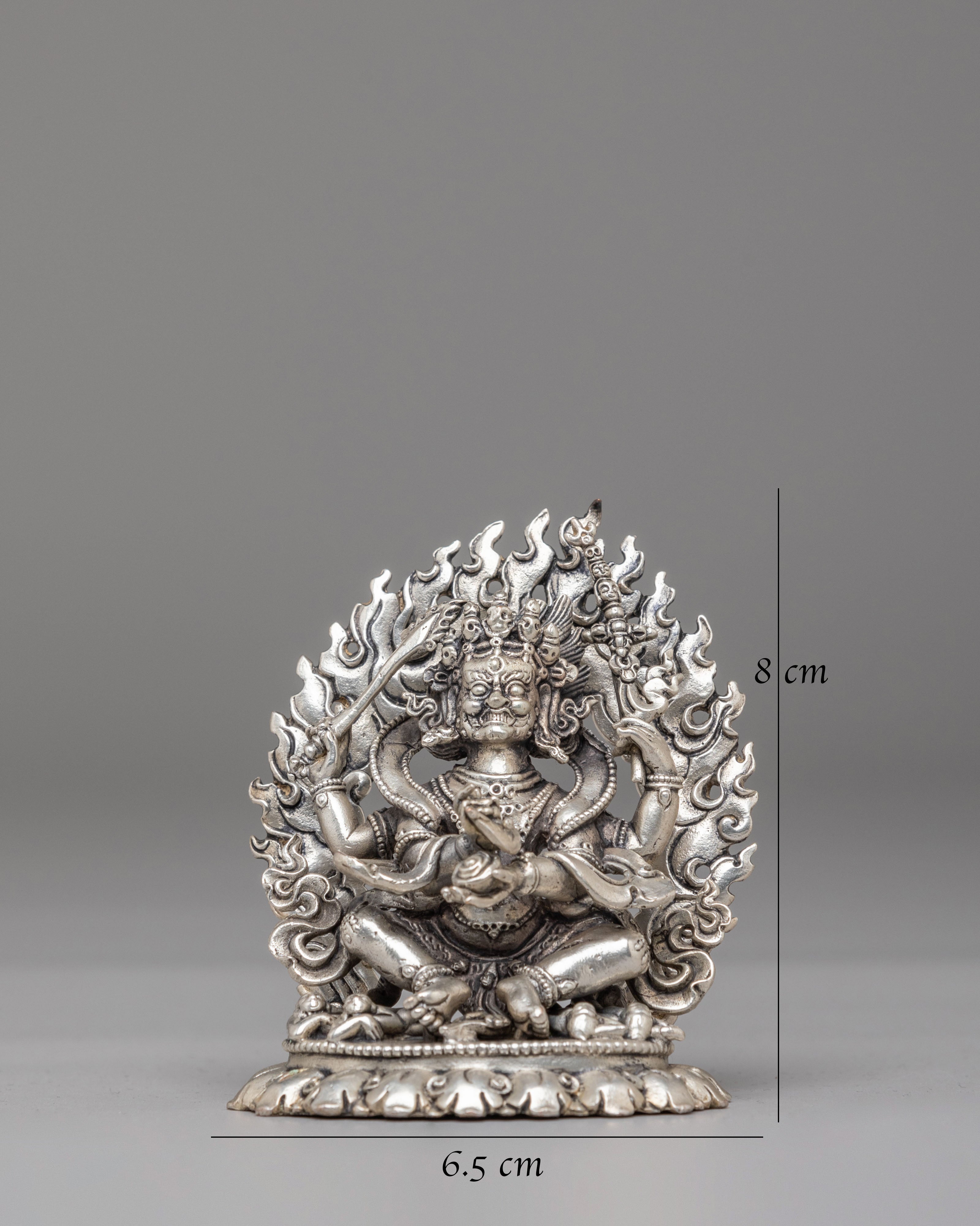 Four-Armed Mahakala Statue | The Protector Deity of Tibetan Buddhism