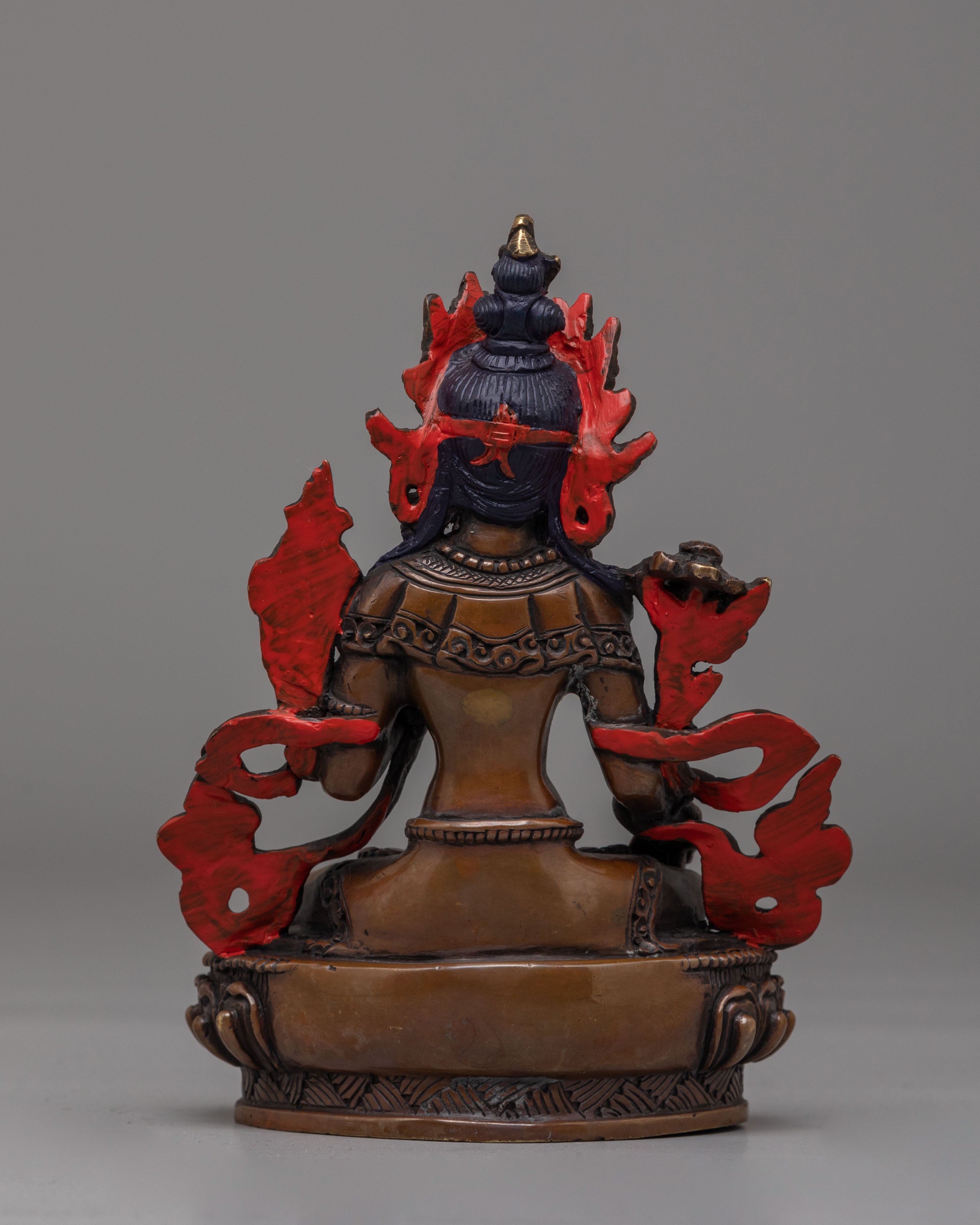 Himalayan White Tara Deity Statue | Sacred Tibetan Artwork