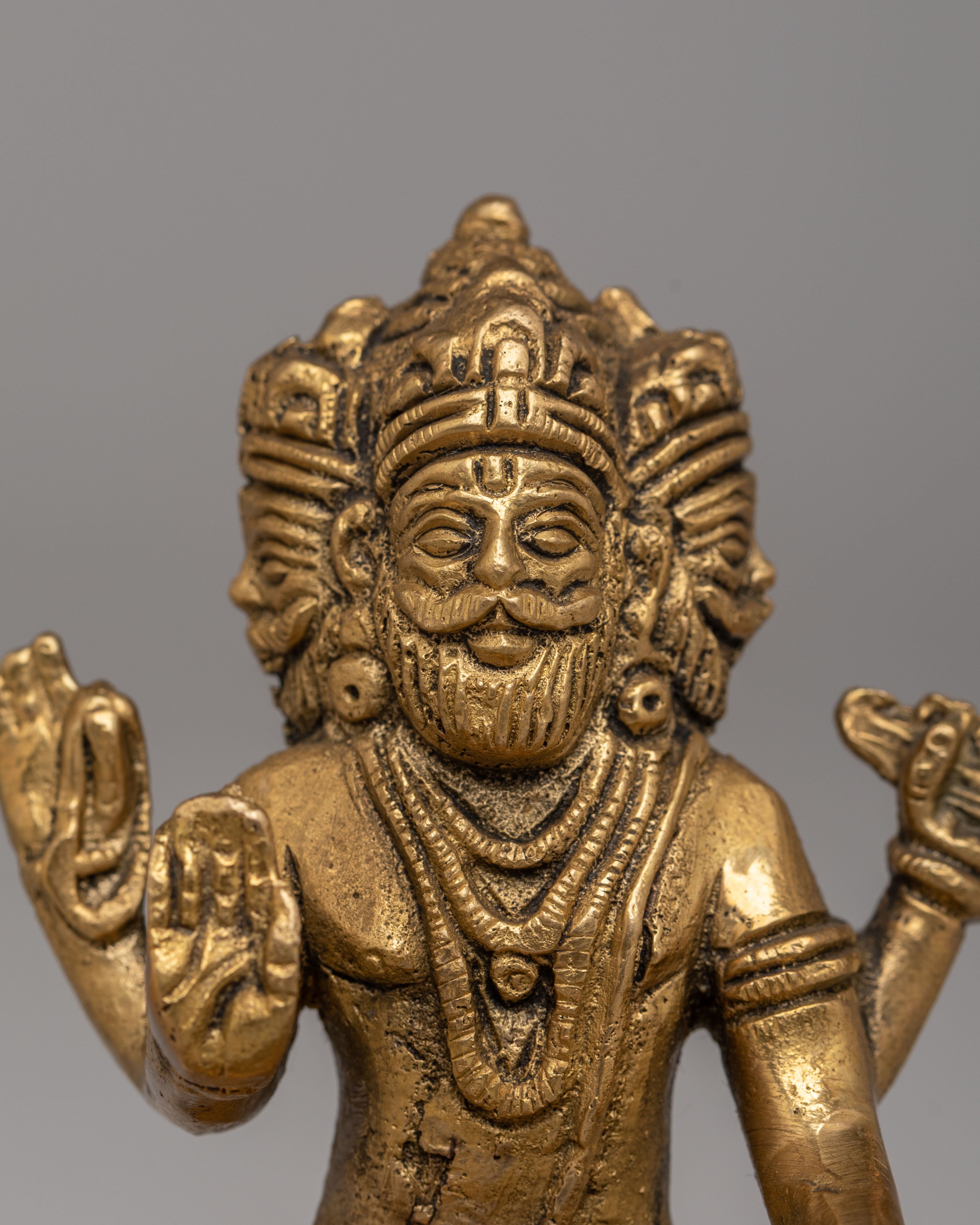 Traditional Brahma Figurine | Symbol of Creation & Divine Wisdom