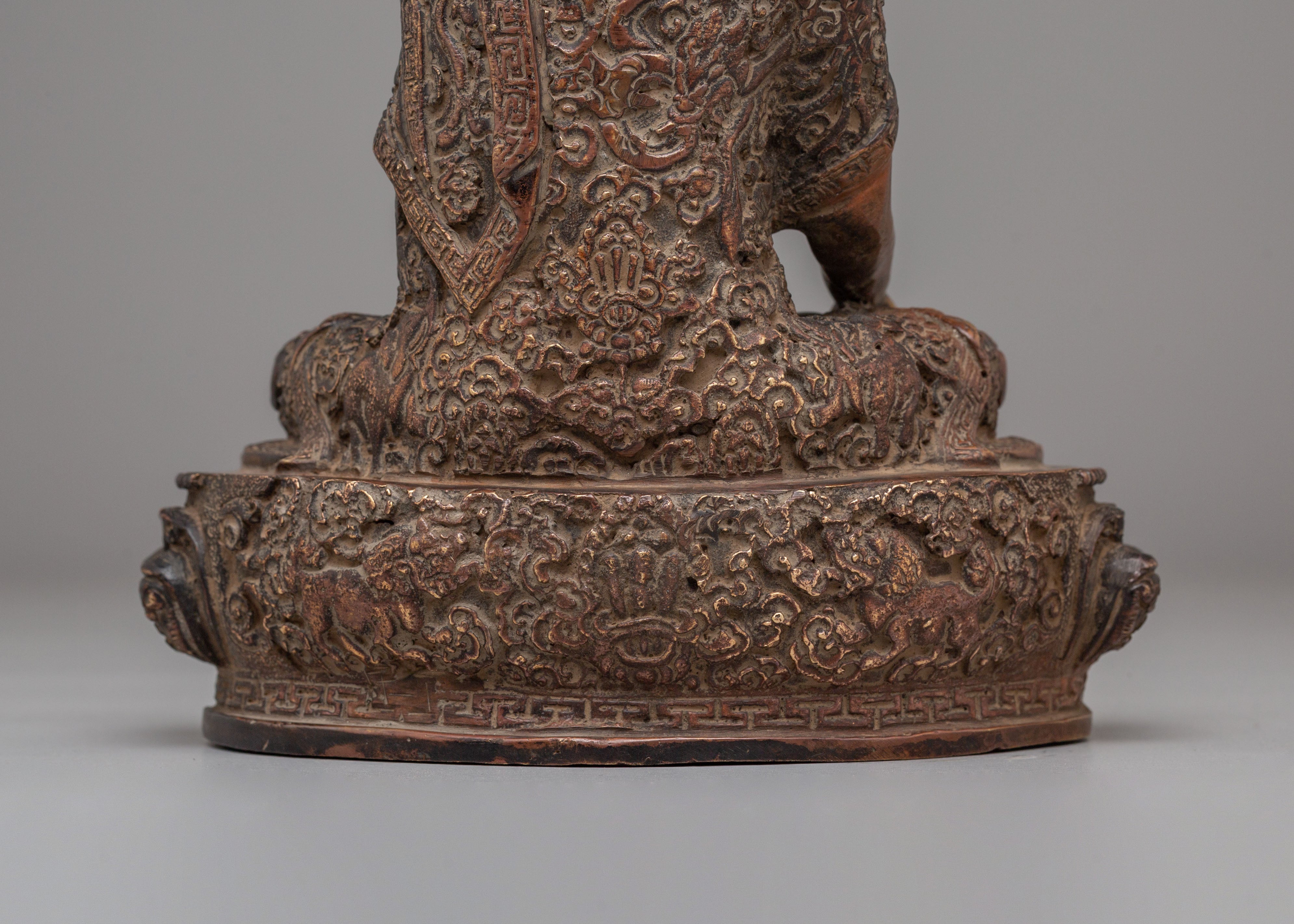 Handmade Tibetan Shakyamuni Buddha Statue | Himalayan Art