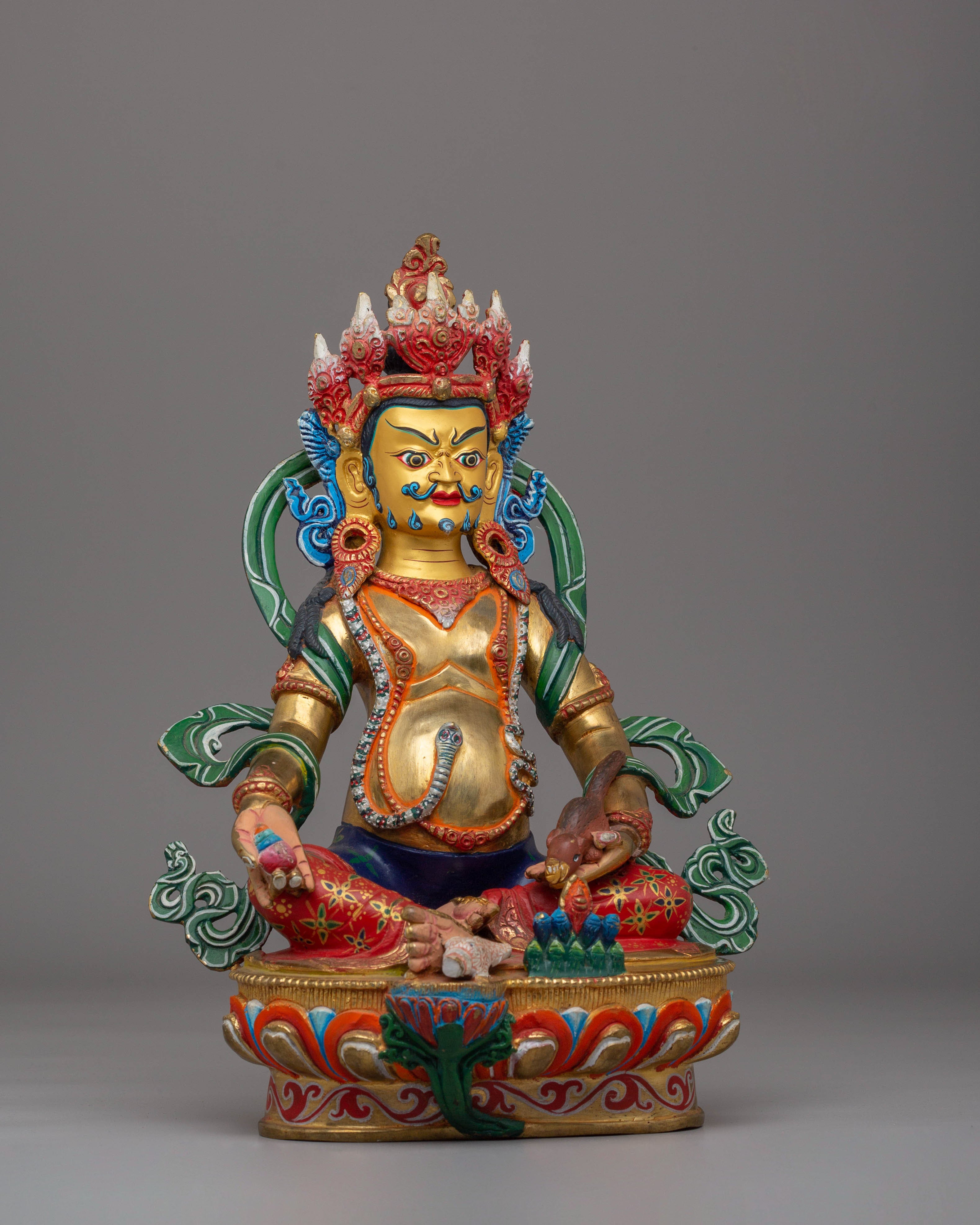 Handcrafted Buddhist Dzambhala Statue | Wealth Deity