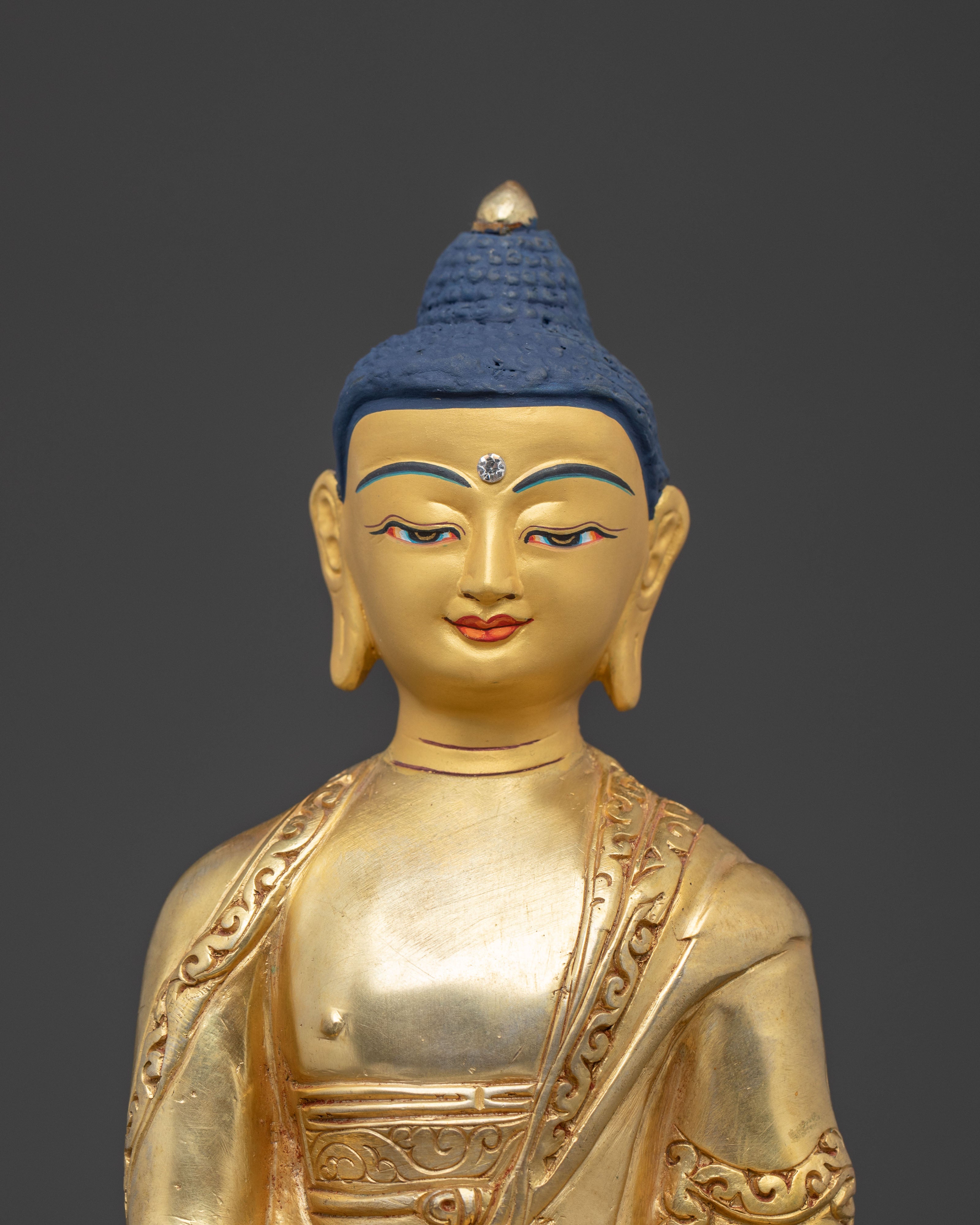 Sacred Shakyamuni Buddha Altar Statue | Enlightenment Buddha Deity