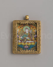 Handpainted Thangka Locket