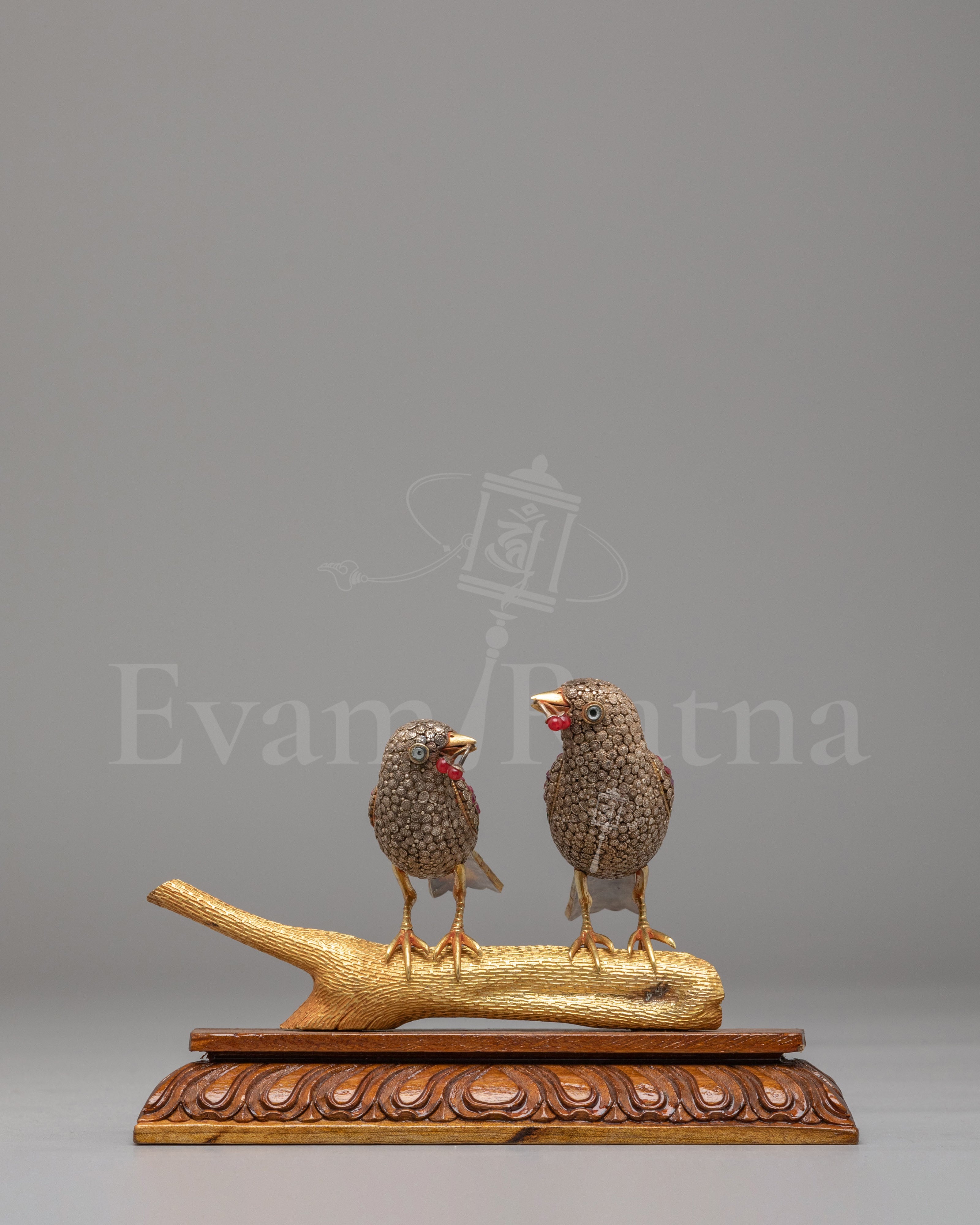 Handmade Bird Figurine Set 