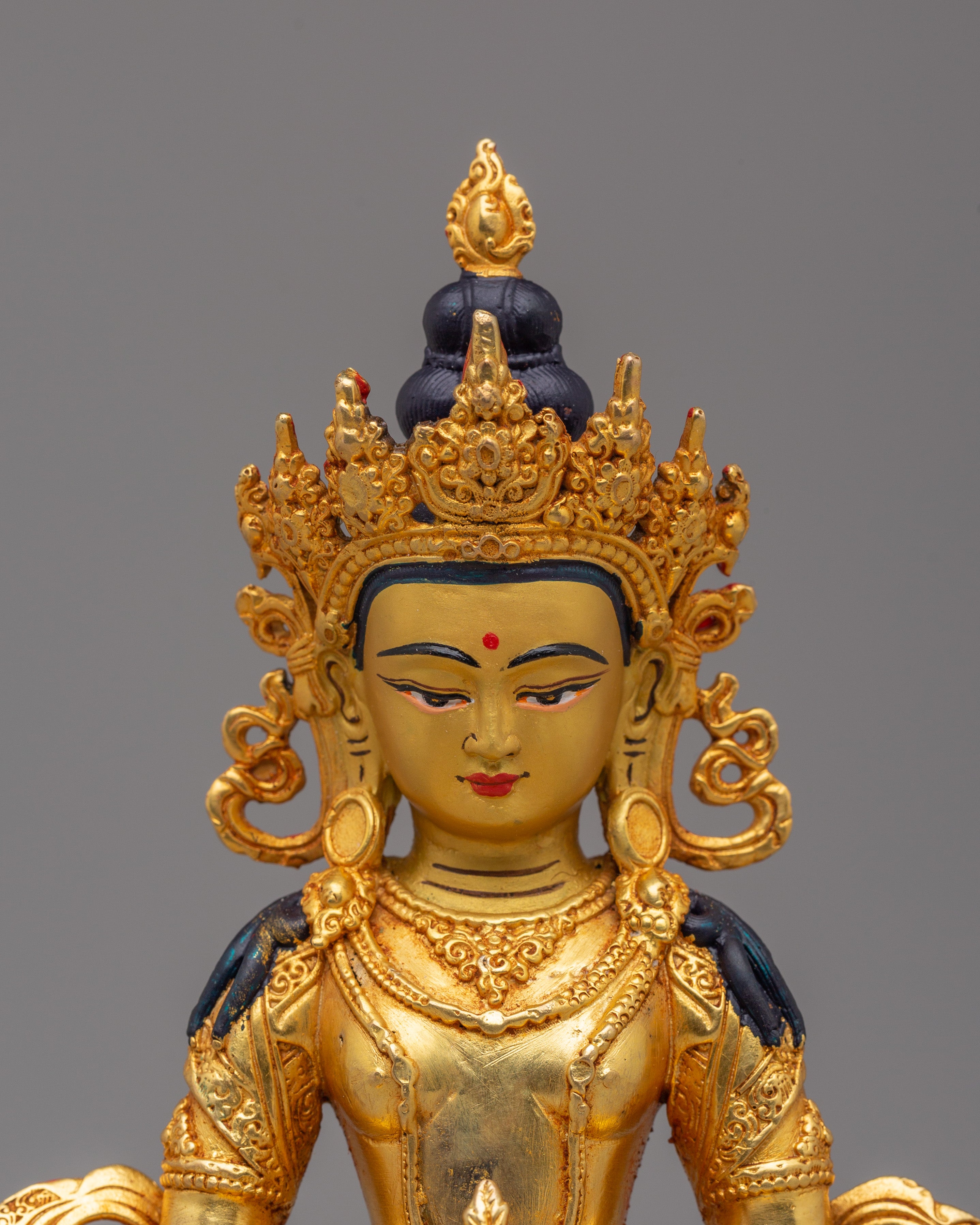 Handmade Buddhist Amitayus Statue | Symbol of Infinite Life