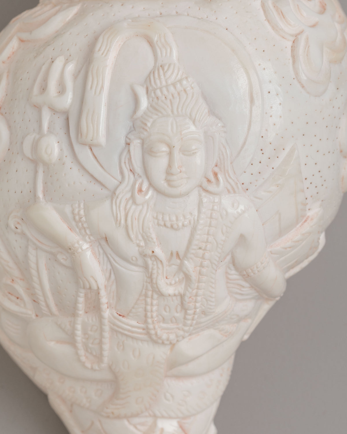 Lord Shiva Ritual Conch Shell | Spiritual Home Decor
