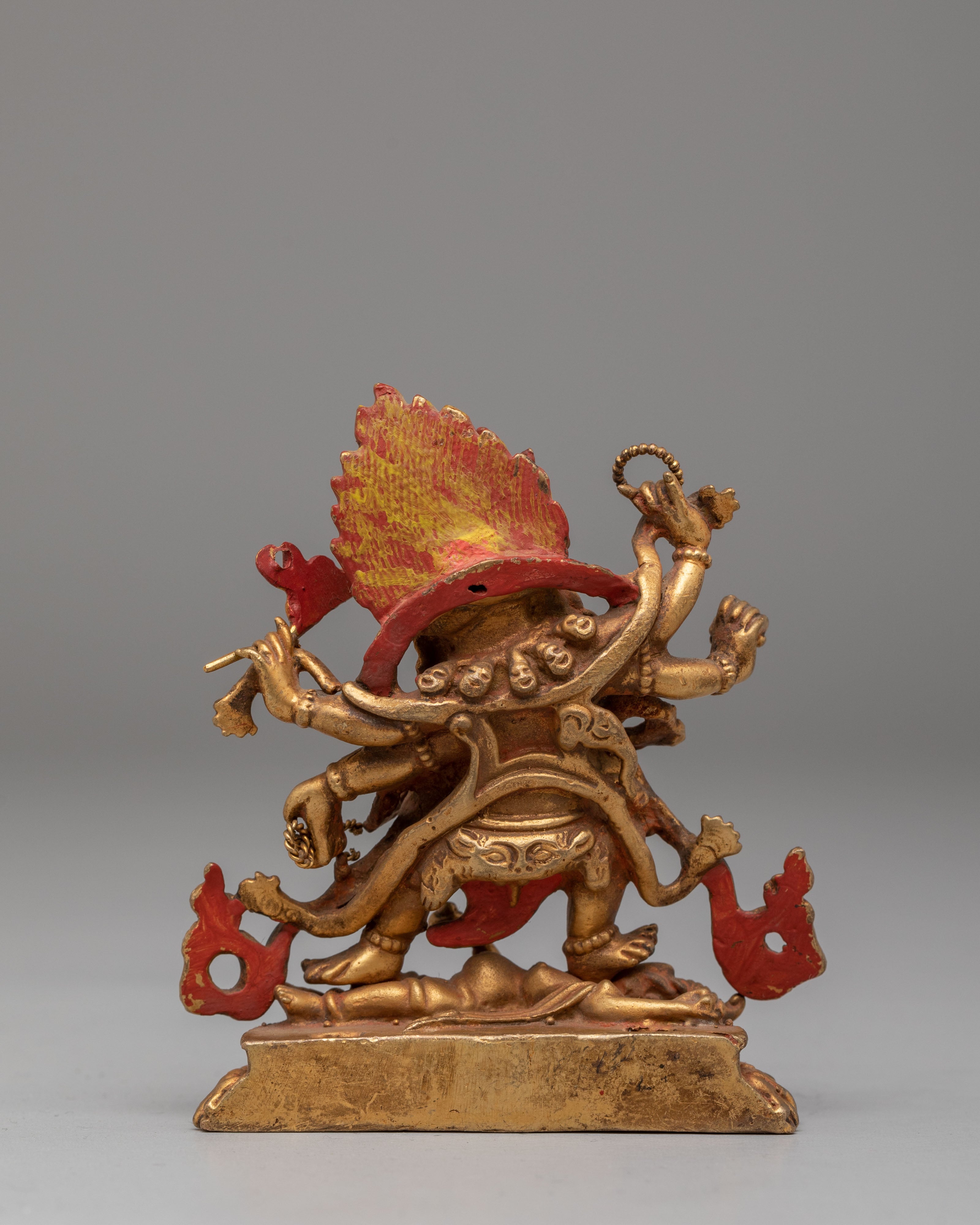 Traditional Six-Armed Mahakala Statue | Himalayan Art
