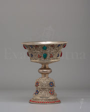 Spiritual Buddhist Flame Butter Lamp 