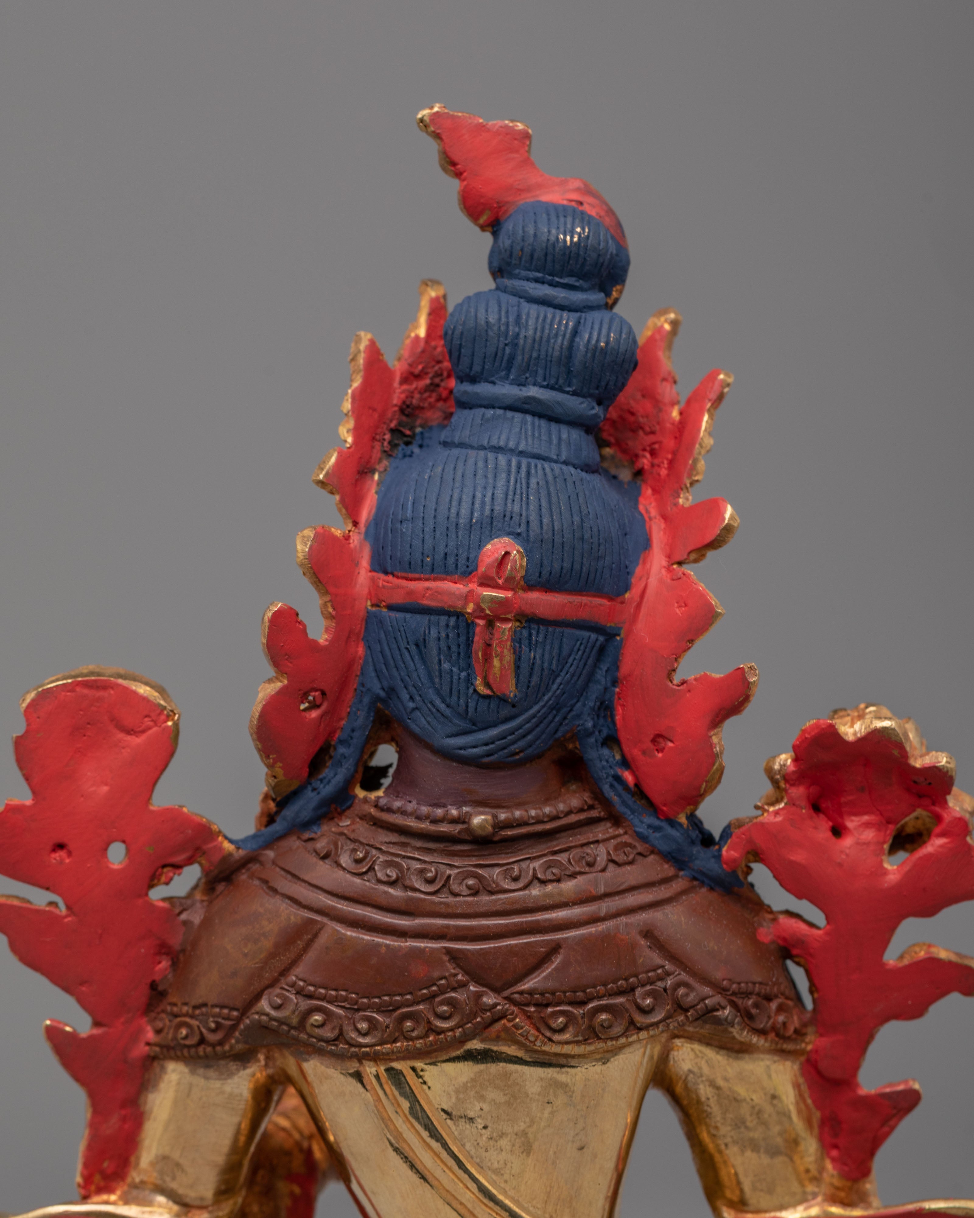 Mother of Liberation Green Tara Sculpture | 24K Gold Plated Statue