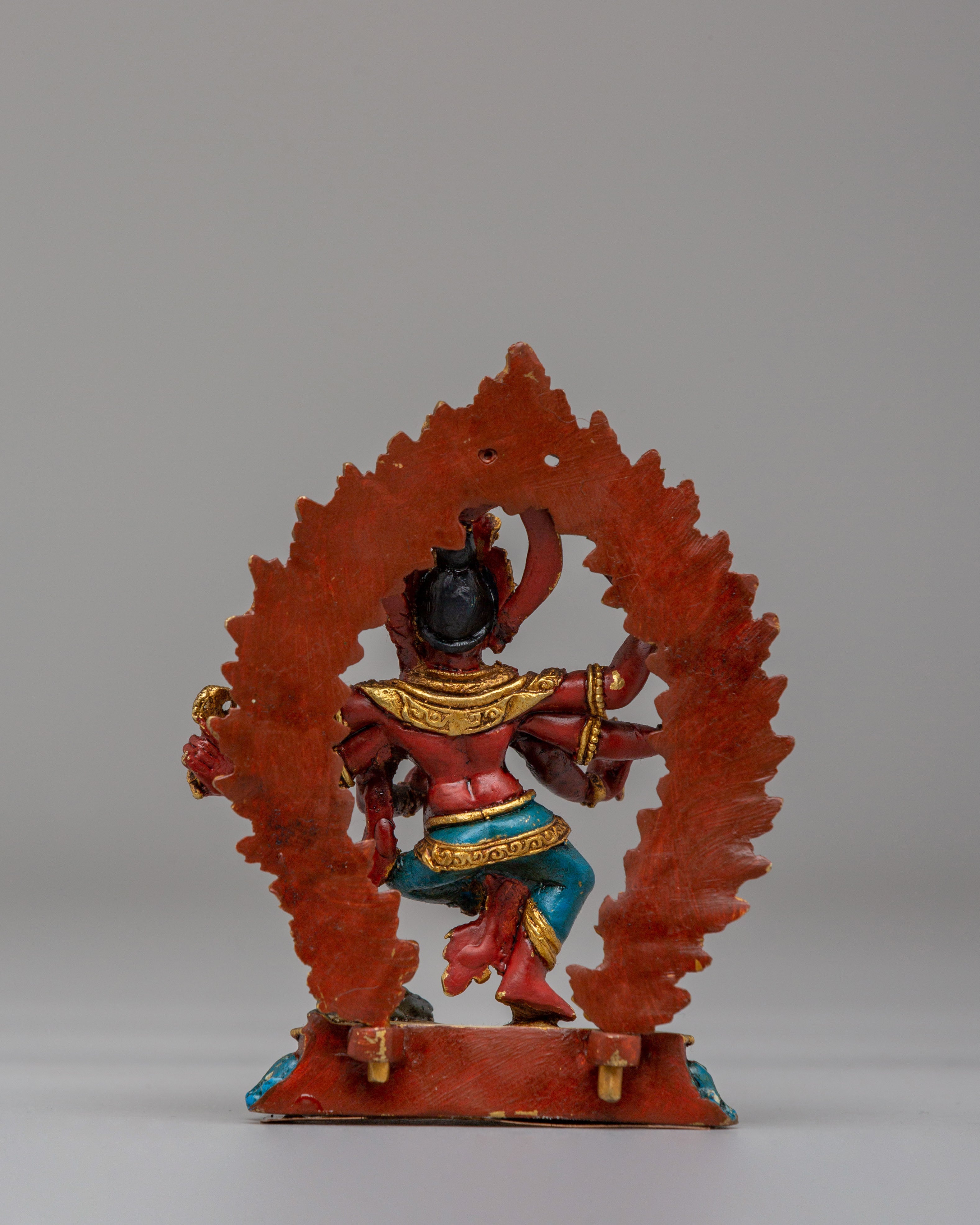 Handmade Six-Armed Ganesha Statue | Sacred Hindu Deity