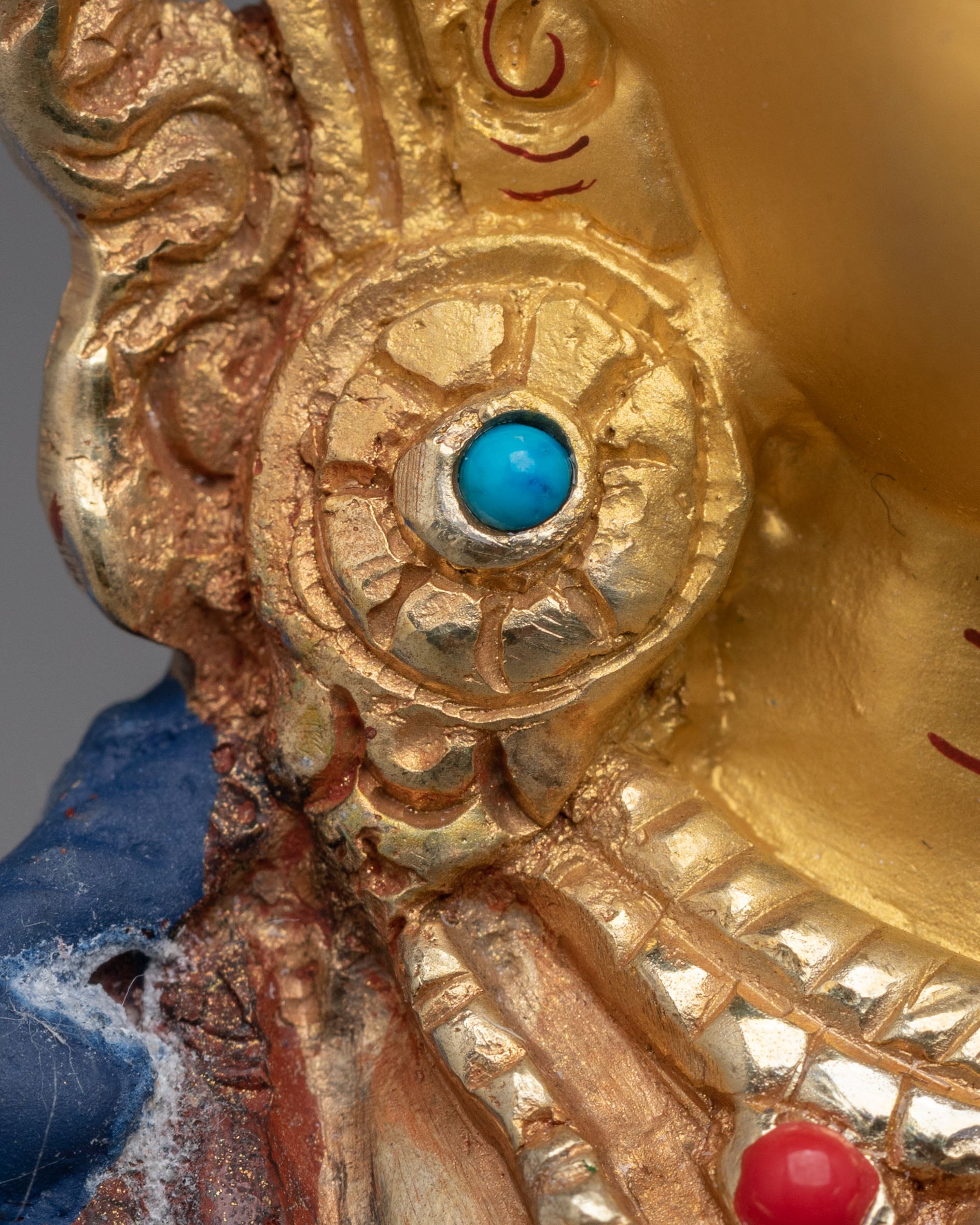 Tibetan Nagkanya Deity Statue | Himalayan Spiritual Artwork