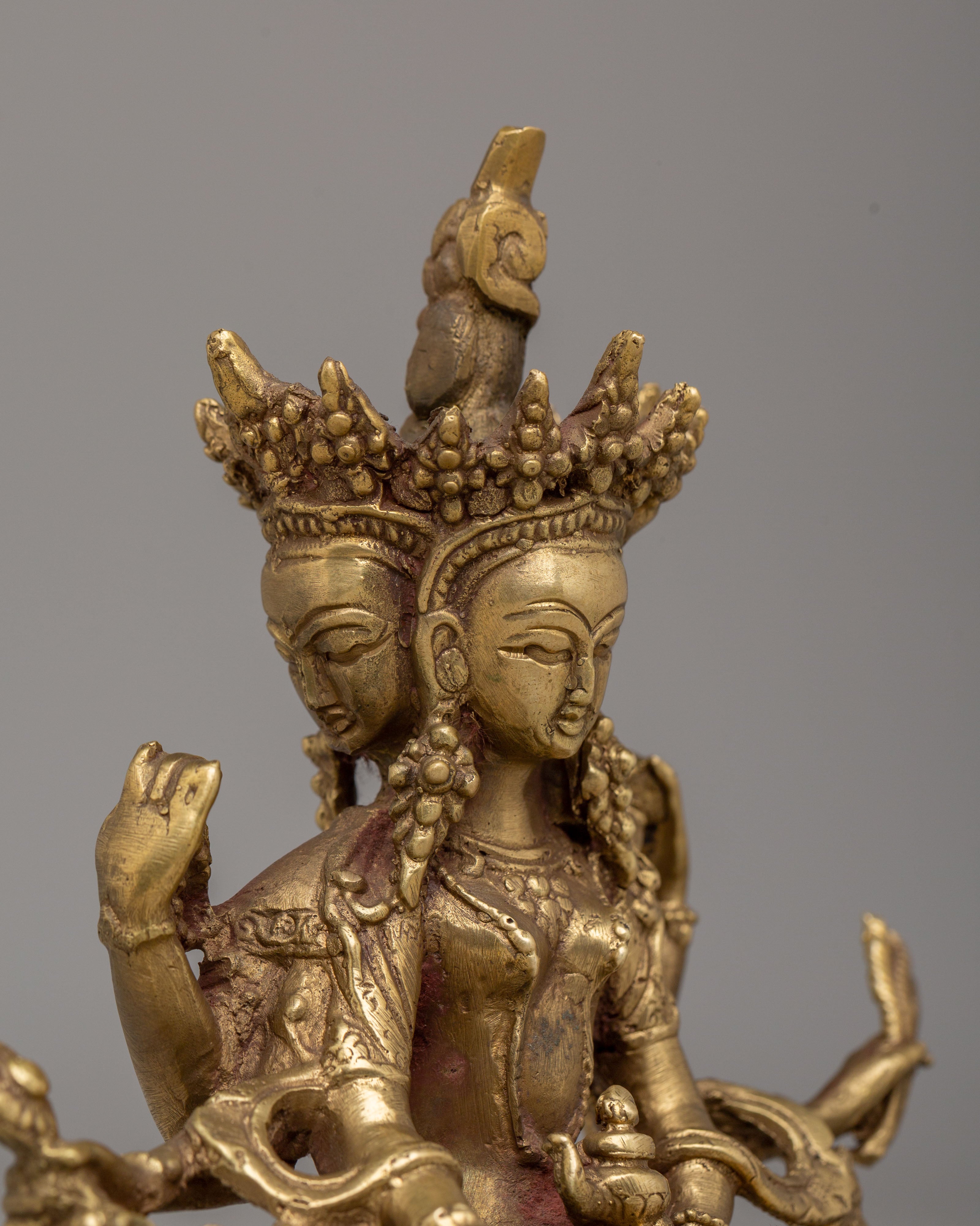 Tibetan Vasudhara Statue | The Wealth Deity