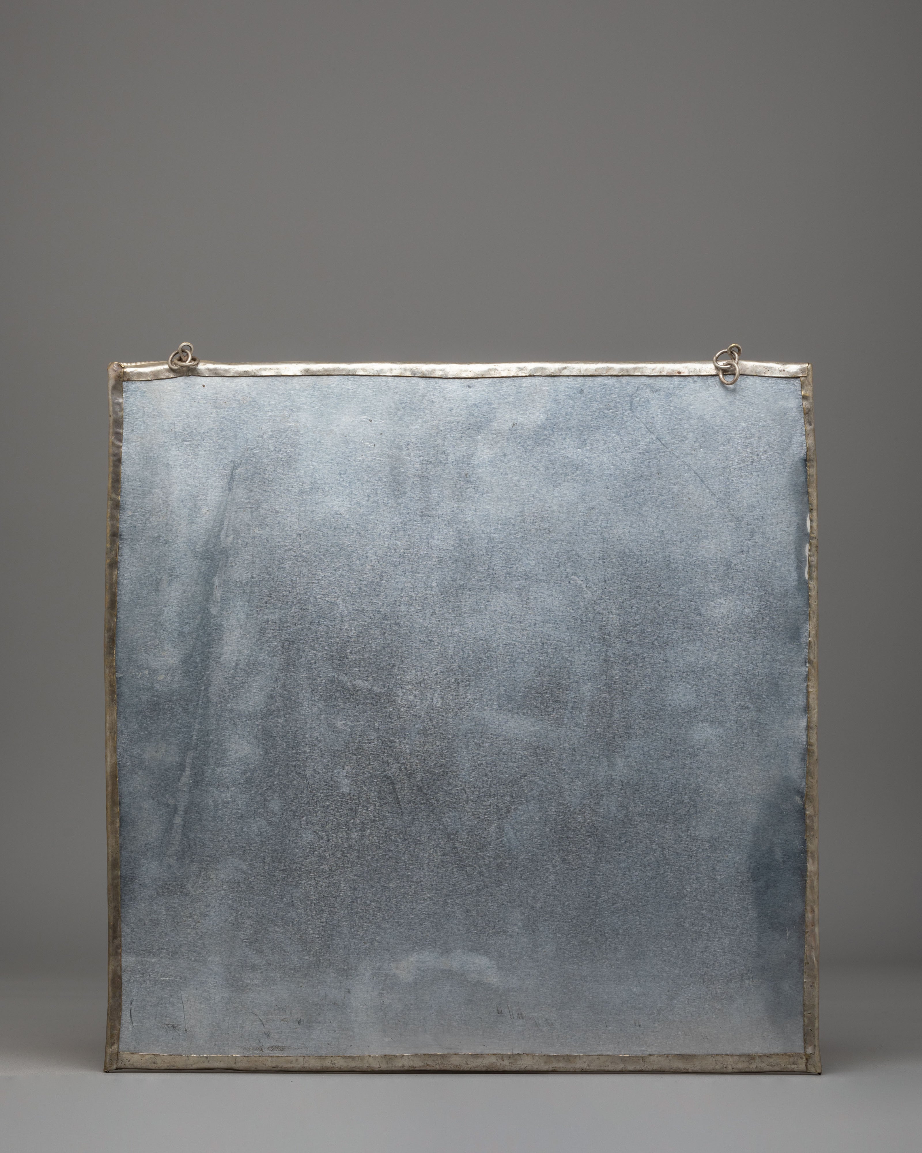 Silver Plated Altar Wall Hanging | Perfect for Home Decor and Spiritual Blessings