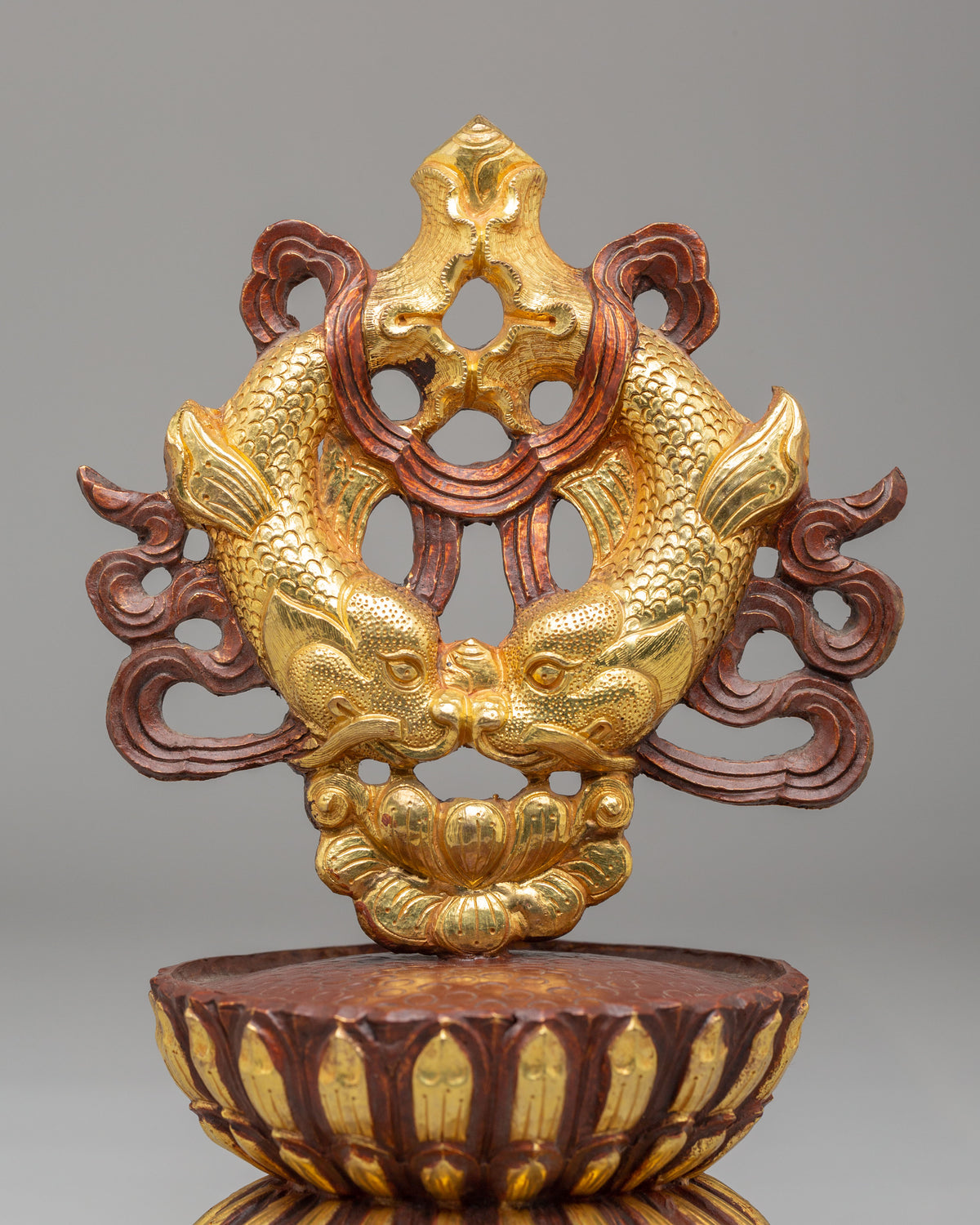 Eight Auspicious Symbols Set | Handmade Tibetan Altar Decor