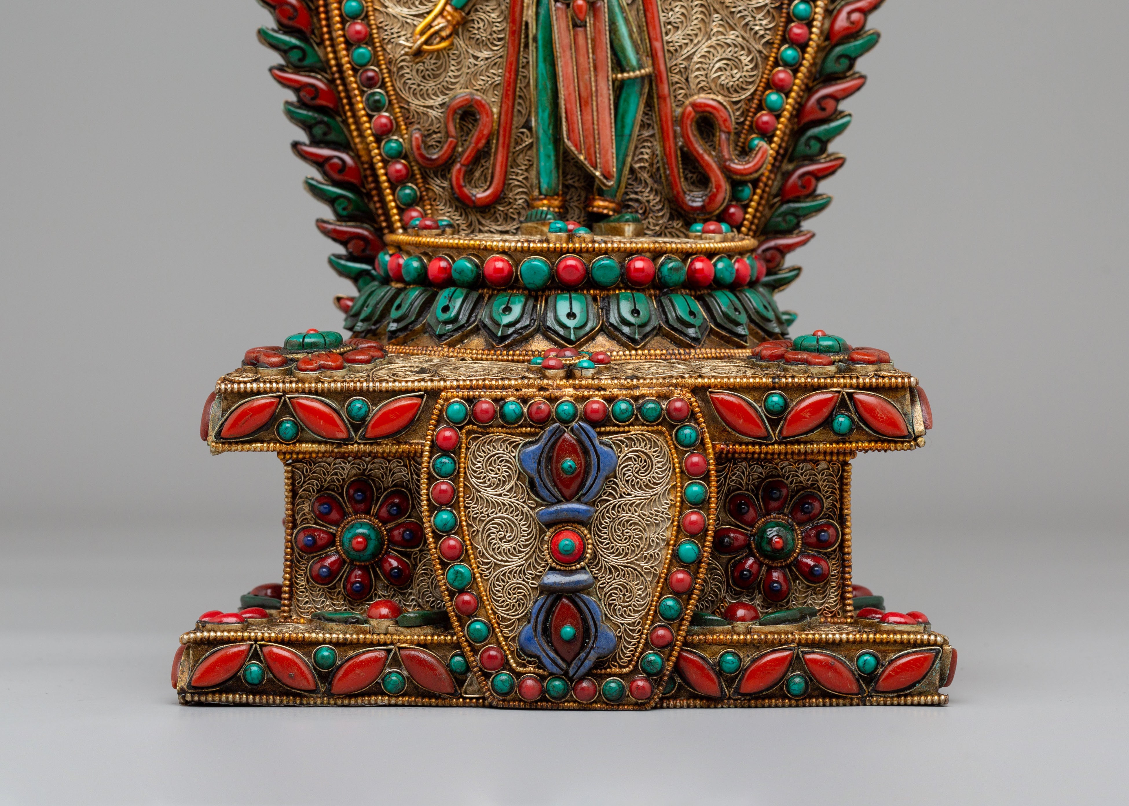 Tibetan Standing Green Tara Statue | Goddess of Compassion and Protection