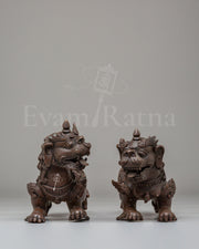 Guardian Lion Set Sculpture