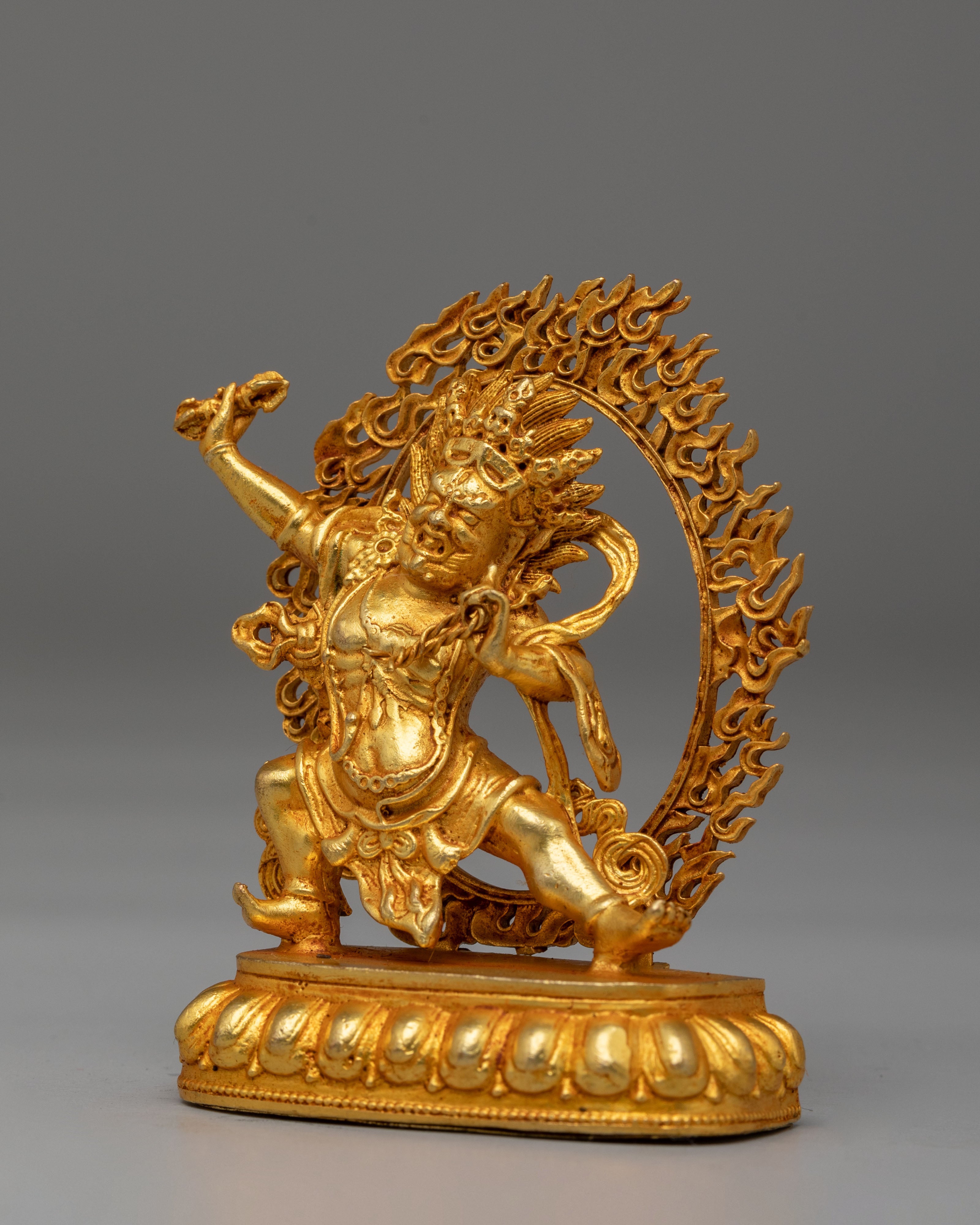 Sacred Vajrapani Bodhisattva Statue | Protector Deity Sculpture
