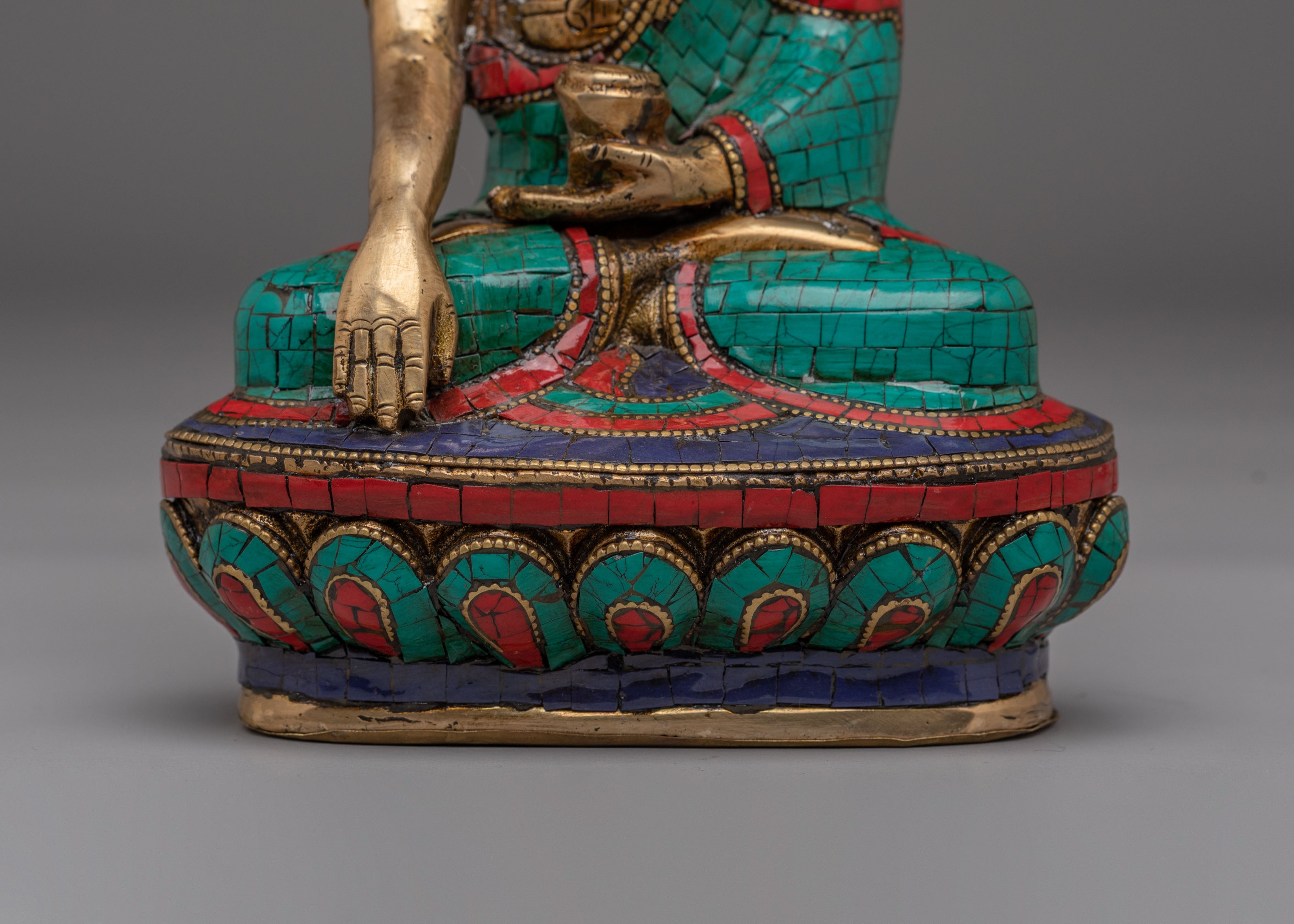 Traditional Sacred Shakyamuni Buddha Statue | Tibetan Buddhist Art