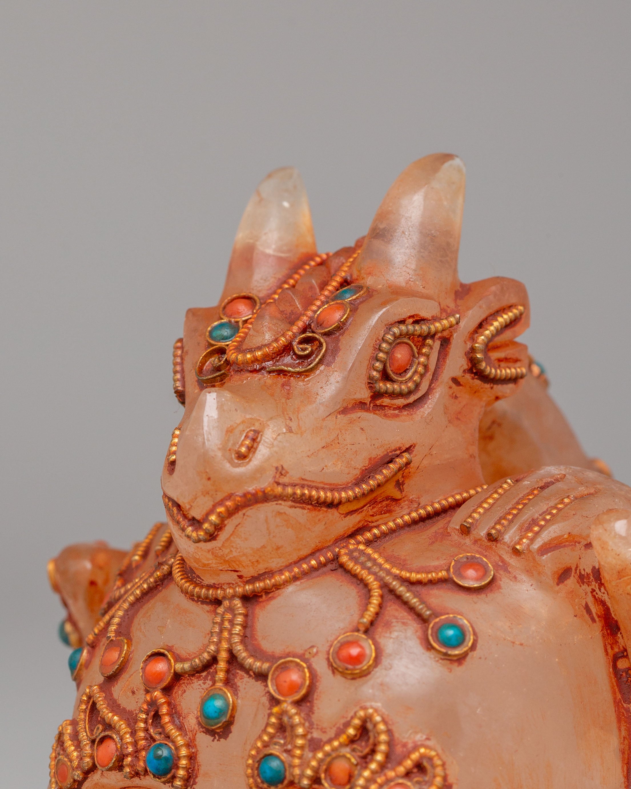Himalayan Crystal Skull | Tibetan Buddhist Ritual Skull