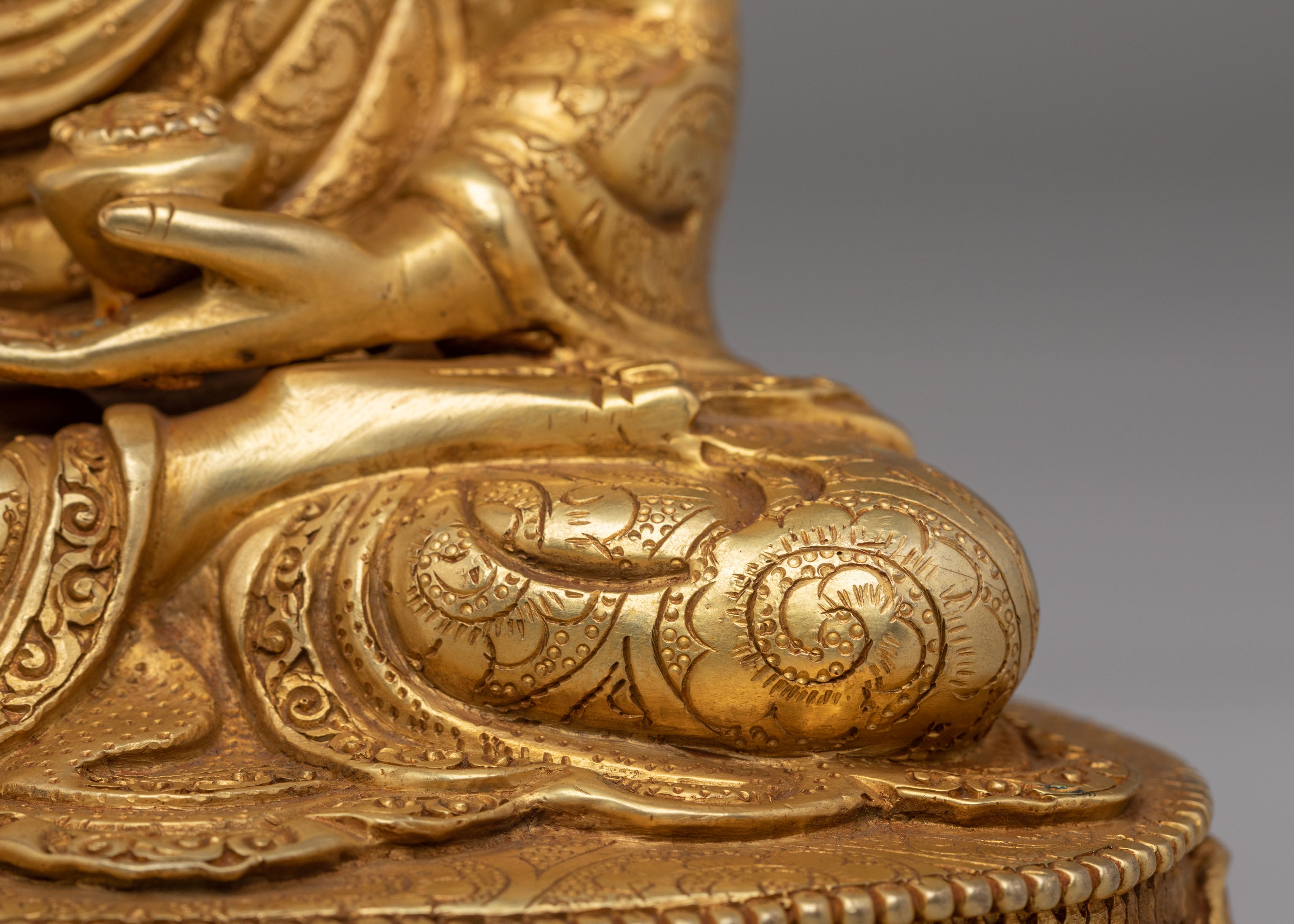 Sacred Altar Shakyamuni Buddha Statue | Tibetan Spiritual Decor