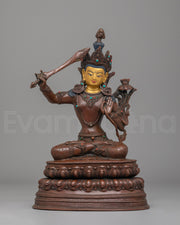 Tibetan Altar Manjushri Statue 