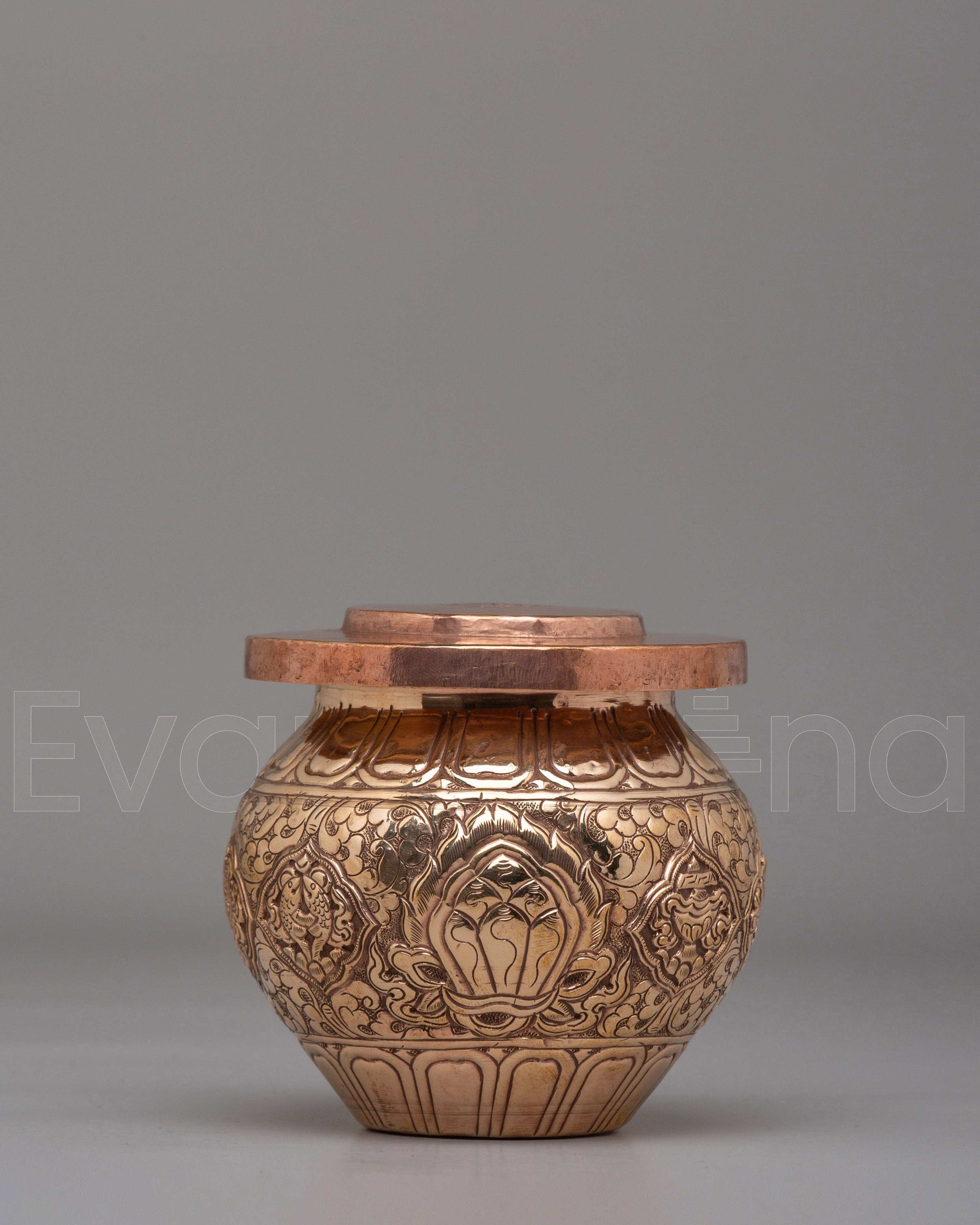 Ceremonial Kalash For Sacred Rituals | Copper Offering Vessel