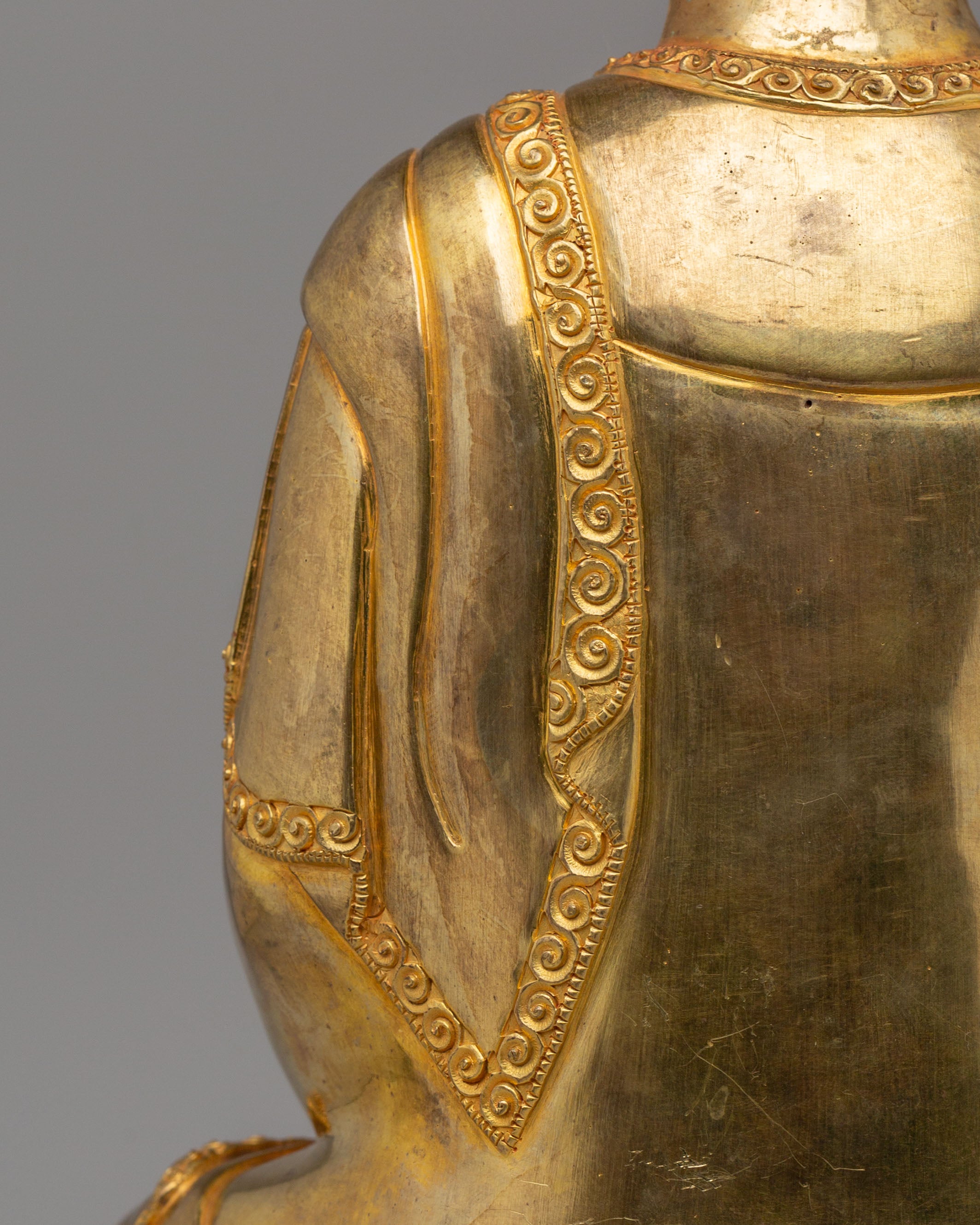 Spiritual Handcrafted Medicine Buddha Statue | Tibetan Healing Deity Figurine