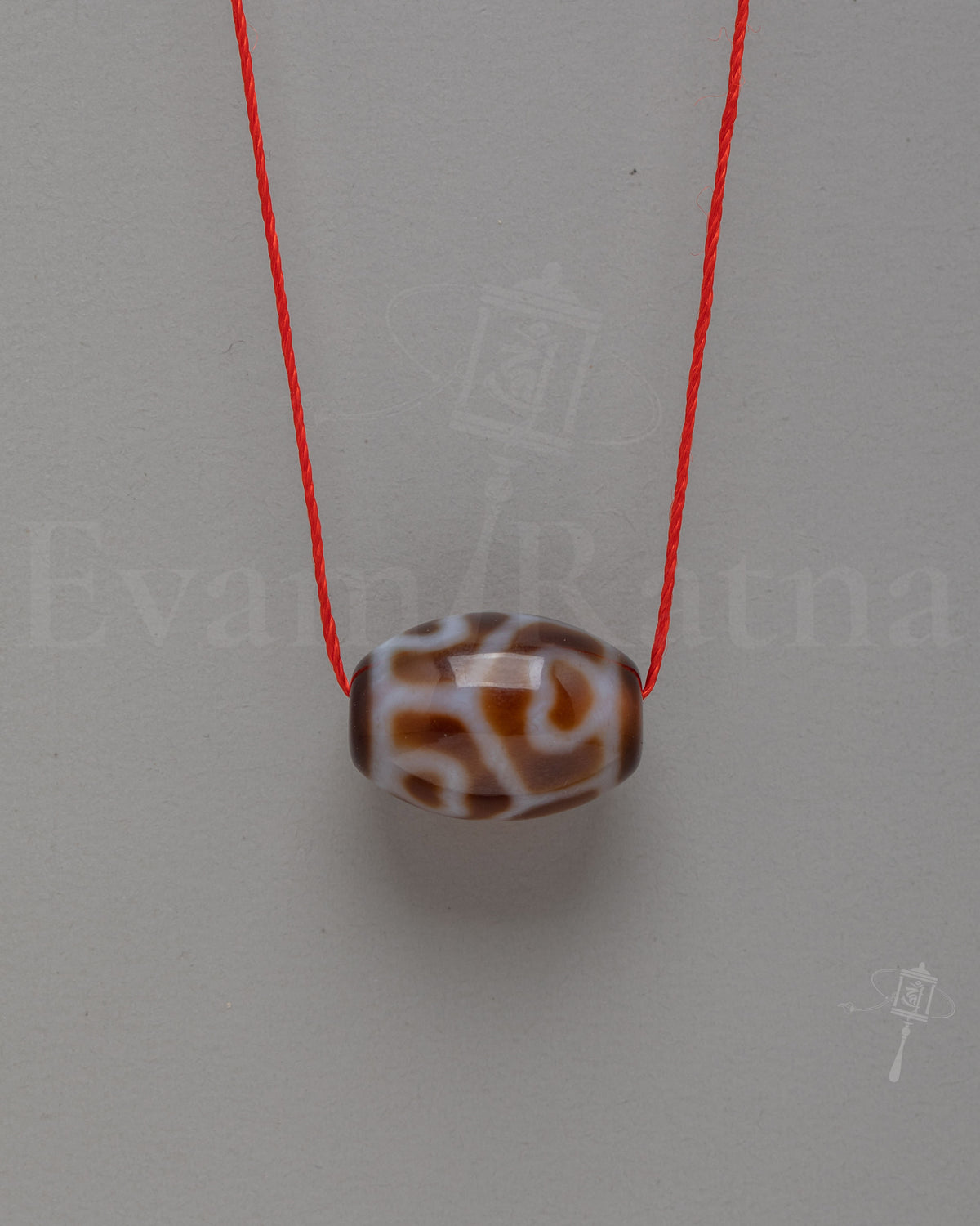 Spiritual Dzi Bead Locket | Handcrafted Spiritual Necklace