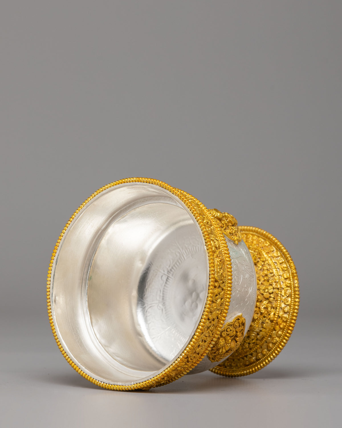 Traditional Water Offering Bowl Set | Spiritual Decor for Altar
