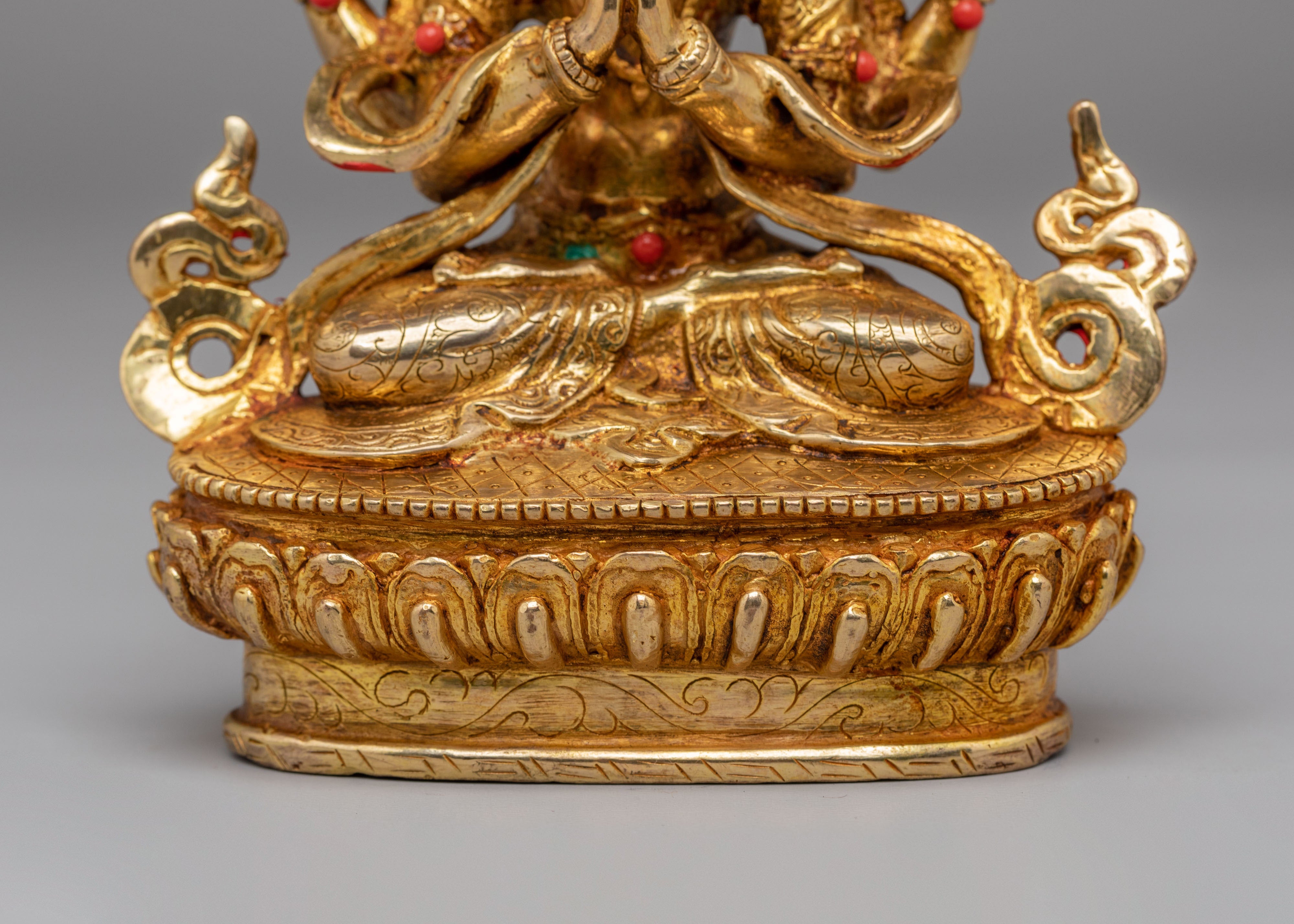Avalokiteshvara Sculpture for Compassion | Meditation Altar Statue for Compassion