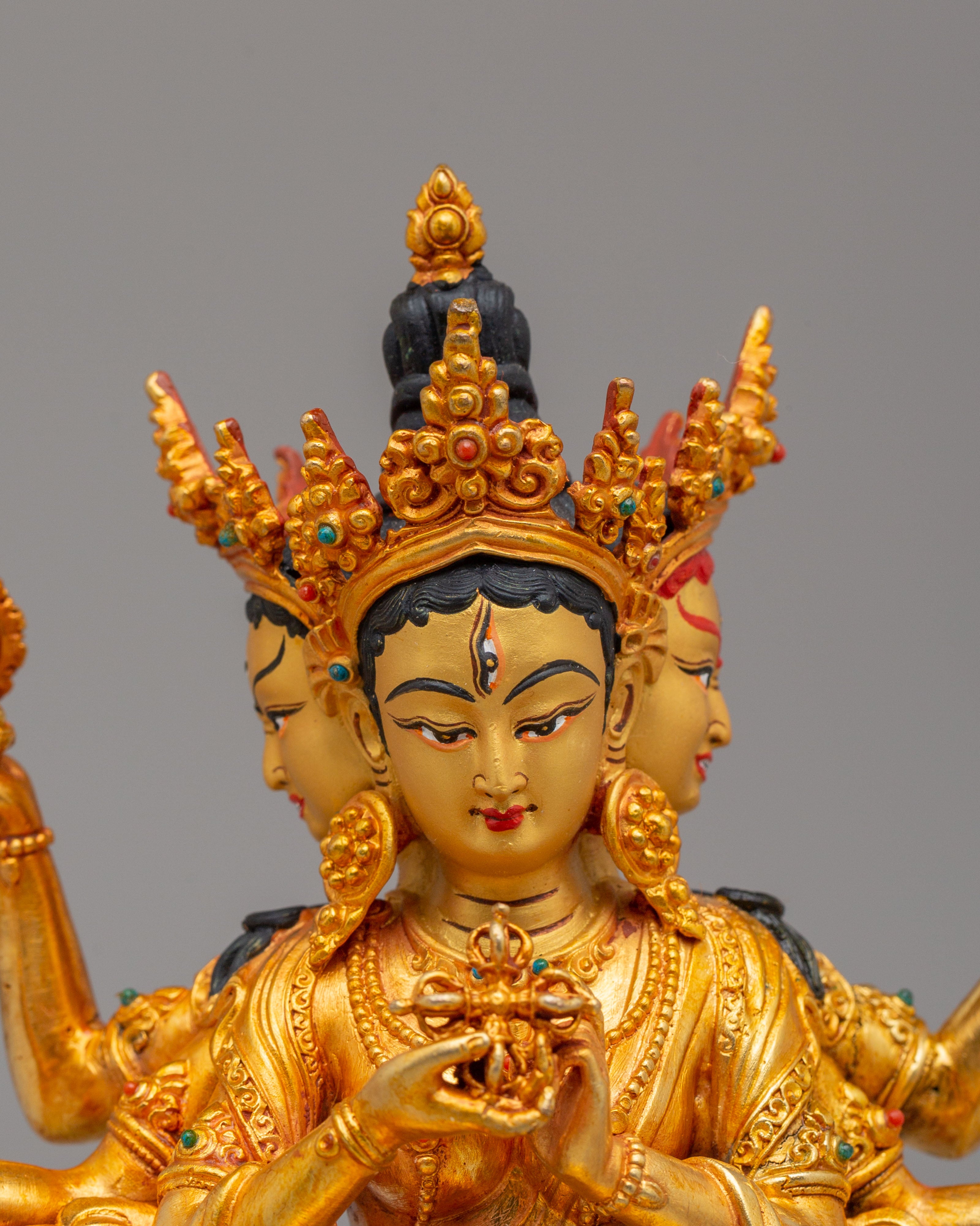 Traditional Buddhist Namgyalma Sculpture | Symbol of Protection and Longevity