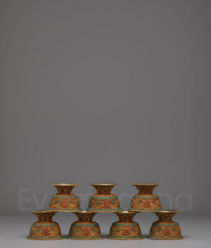 Traditional Tibetan Buddhist Offering Bowl